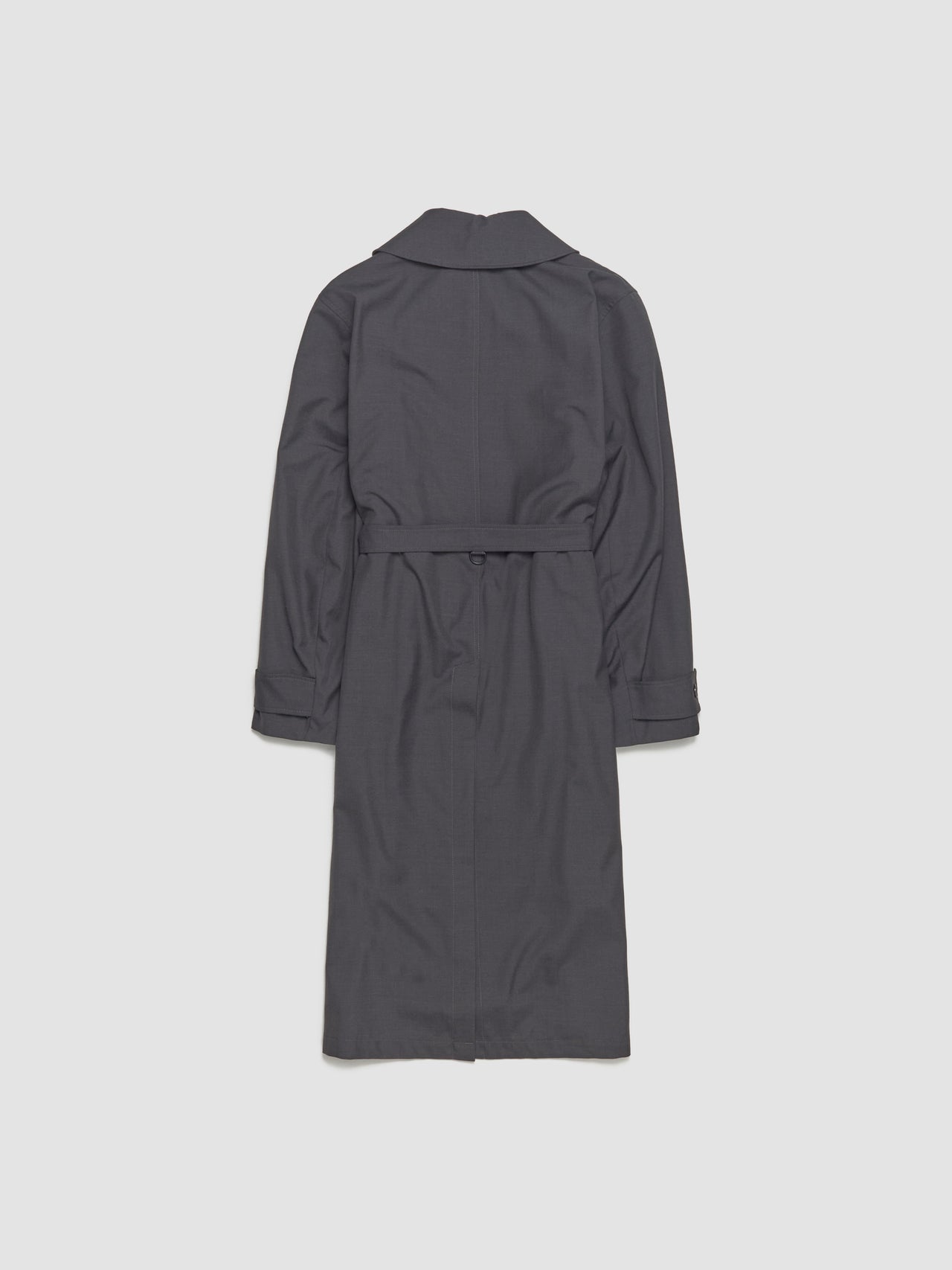 Trench Coat with Detachable Lining in Coal