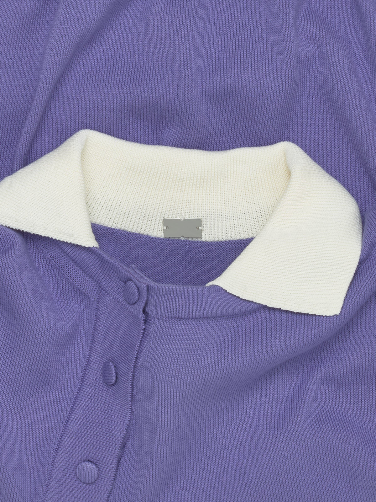 Double Polo in Lavender & White