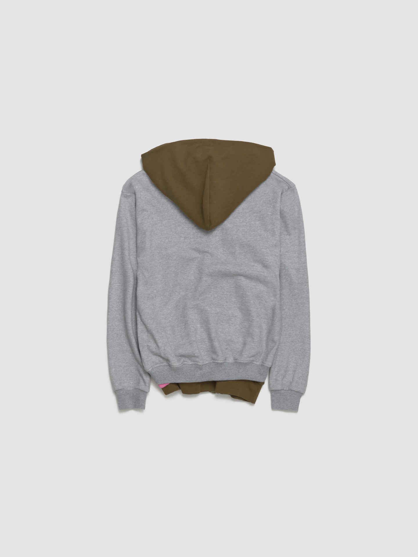 Triple Hoodie in Grey & Khaki