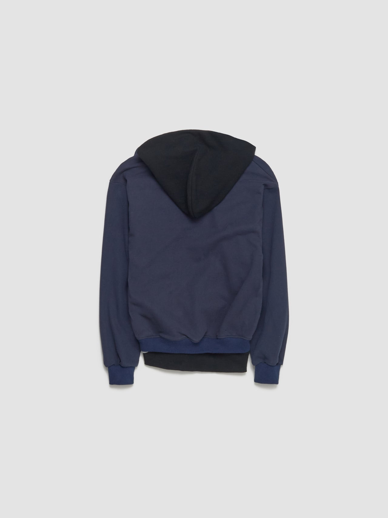 Triple Hoodie in Navy & Black