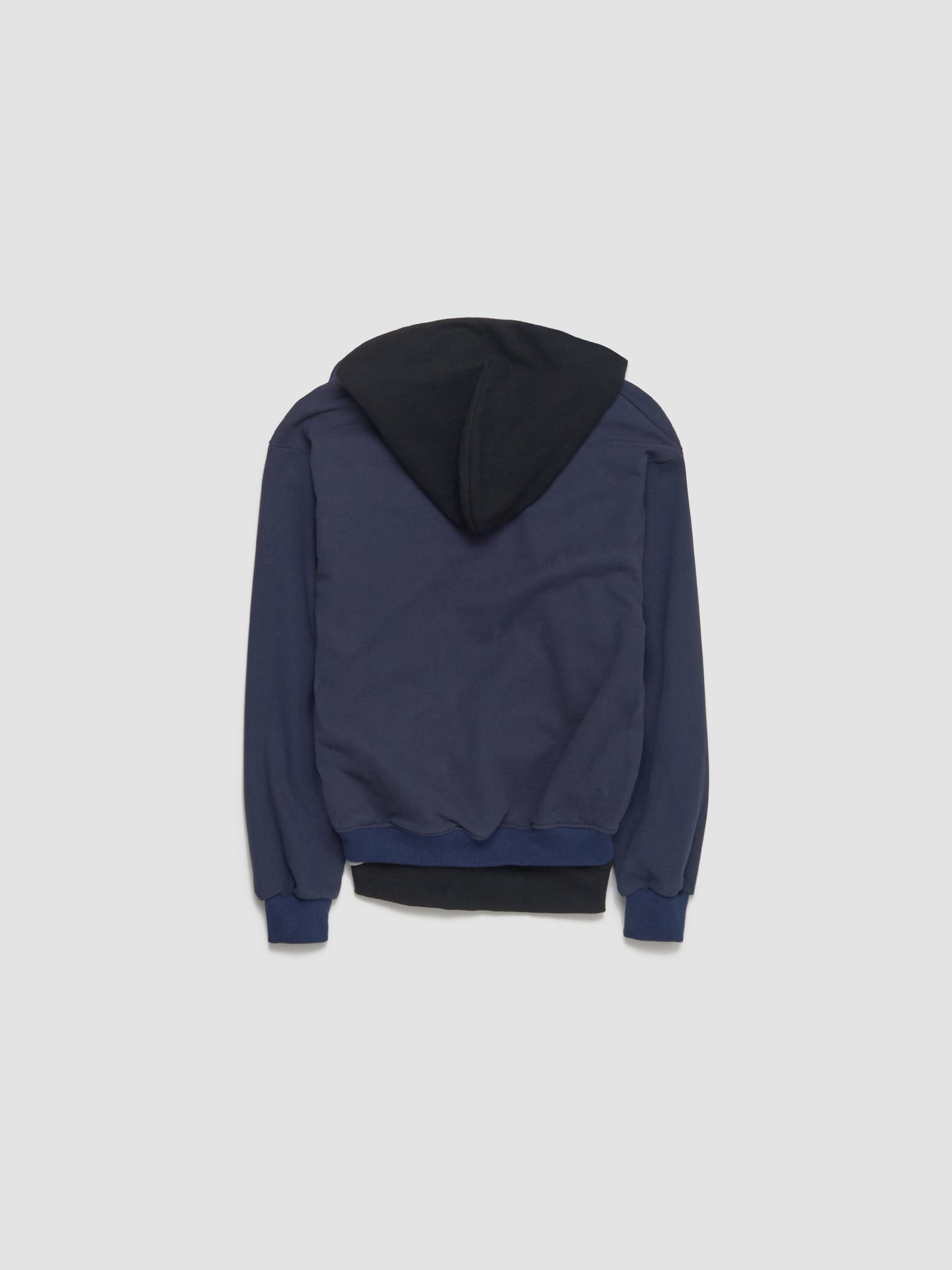 Triple Hoodie in Navy & Black