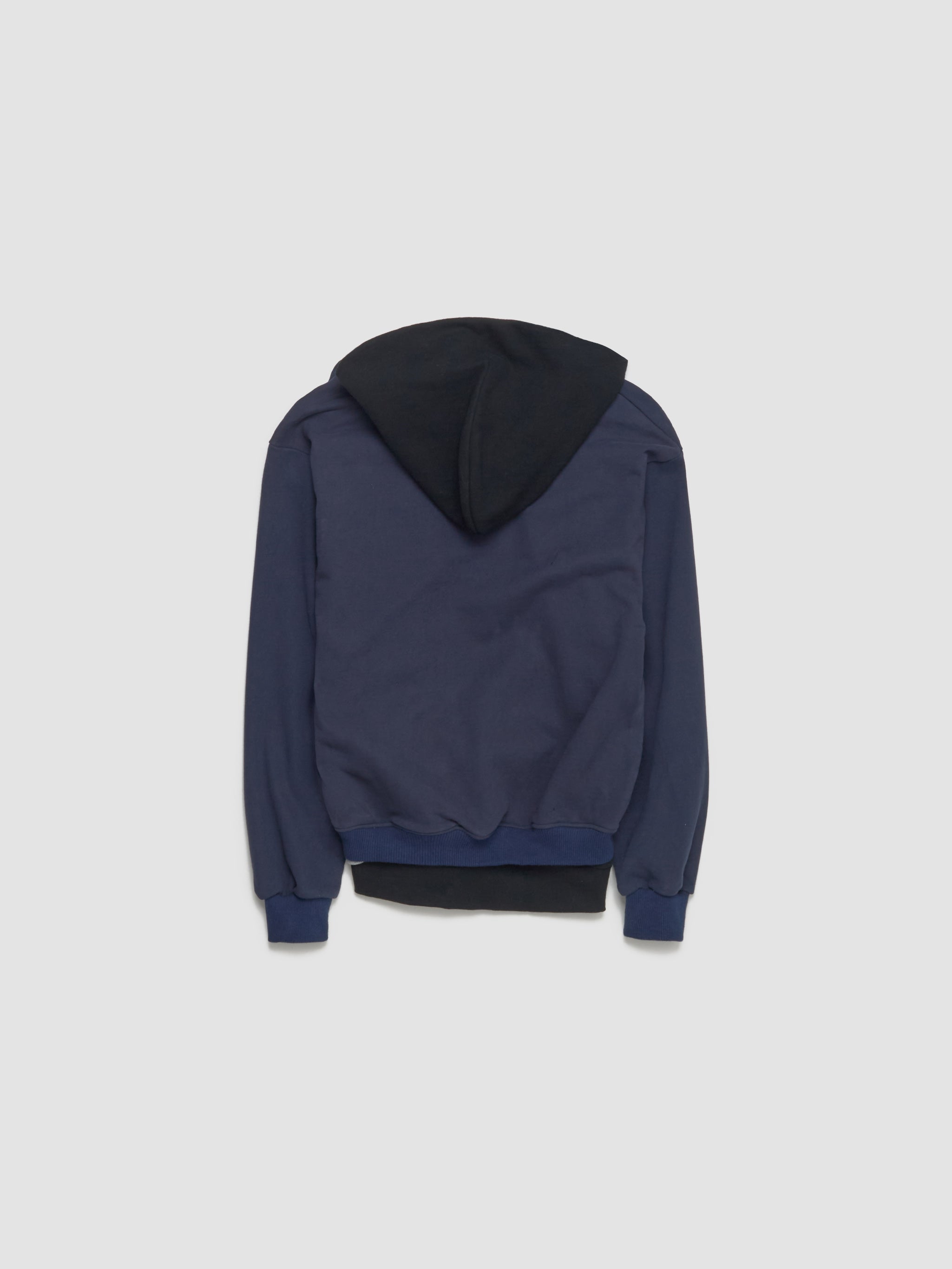 Triple Hoodie in Navy & Black