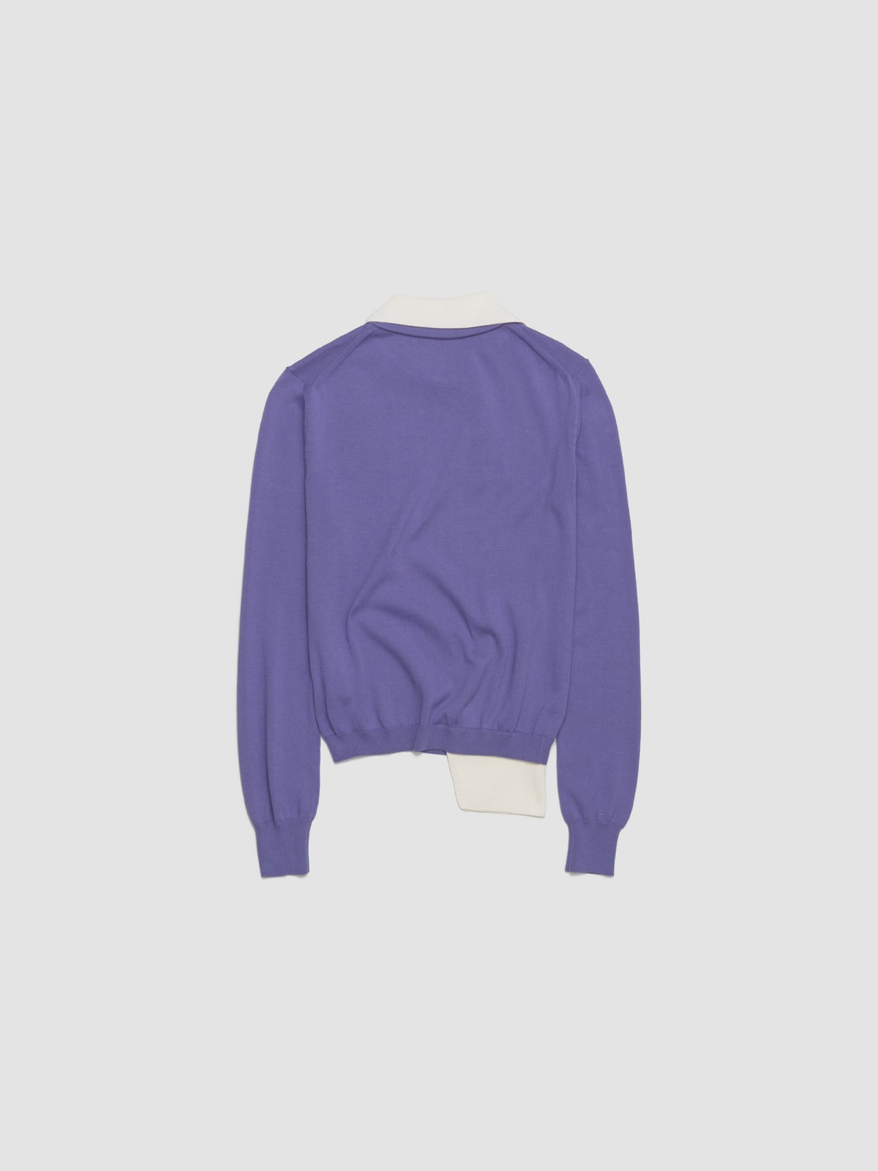 Double Polo in Lavender & White