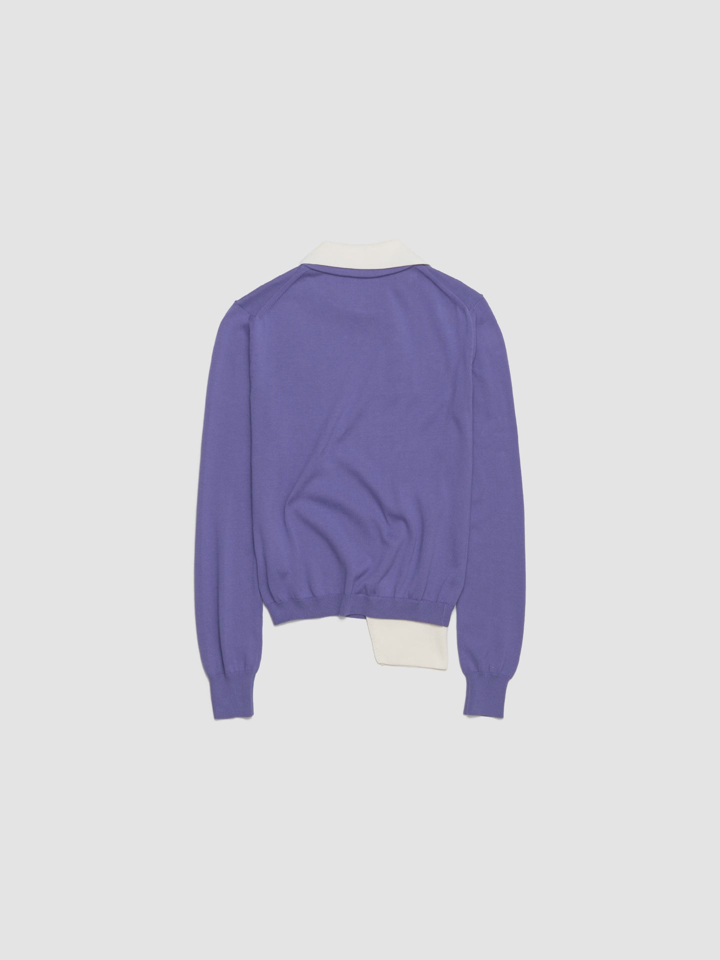 Double Polo in Lavender & White