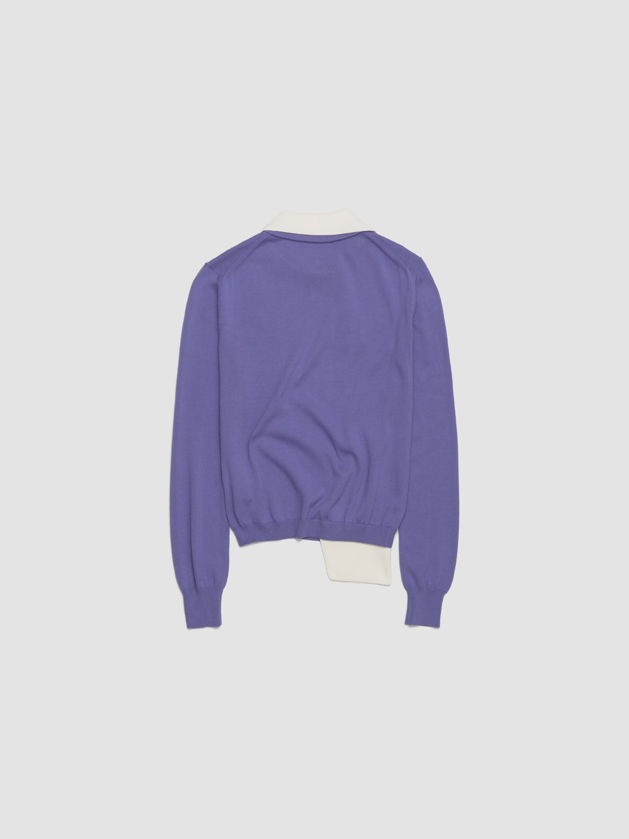 Double Polo in Lavender & White