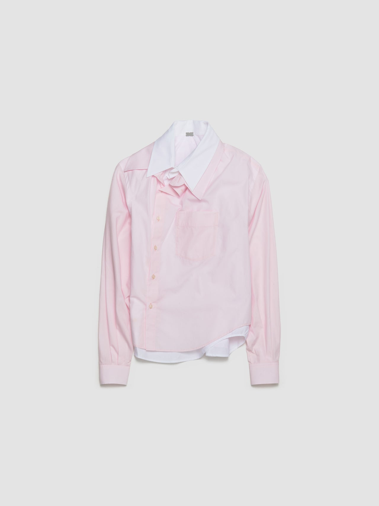 Double Shirt in Pink & White