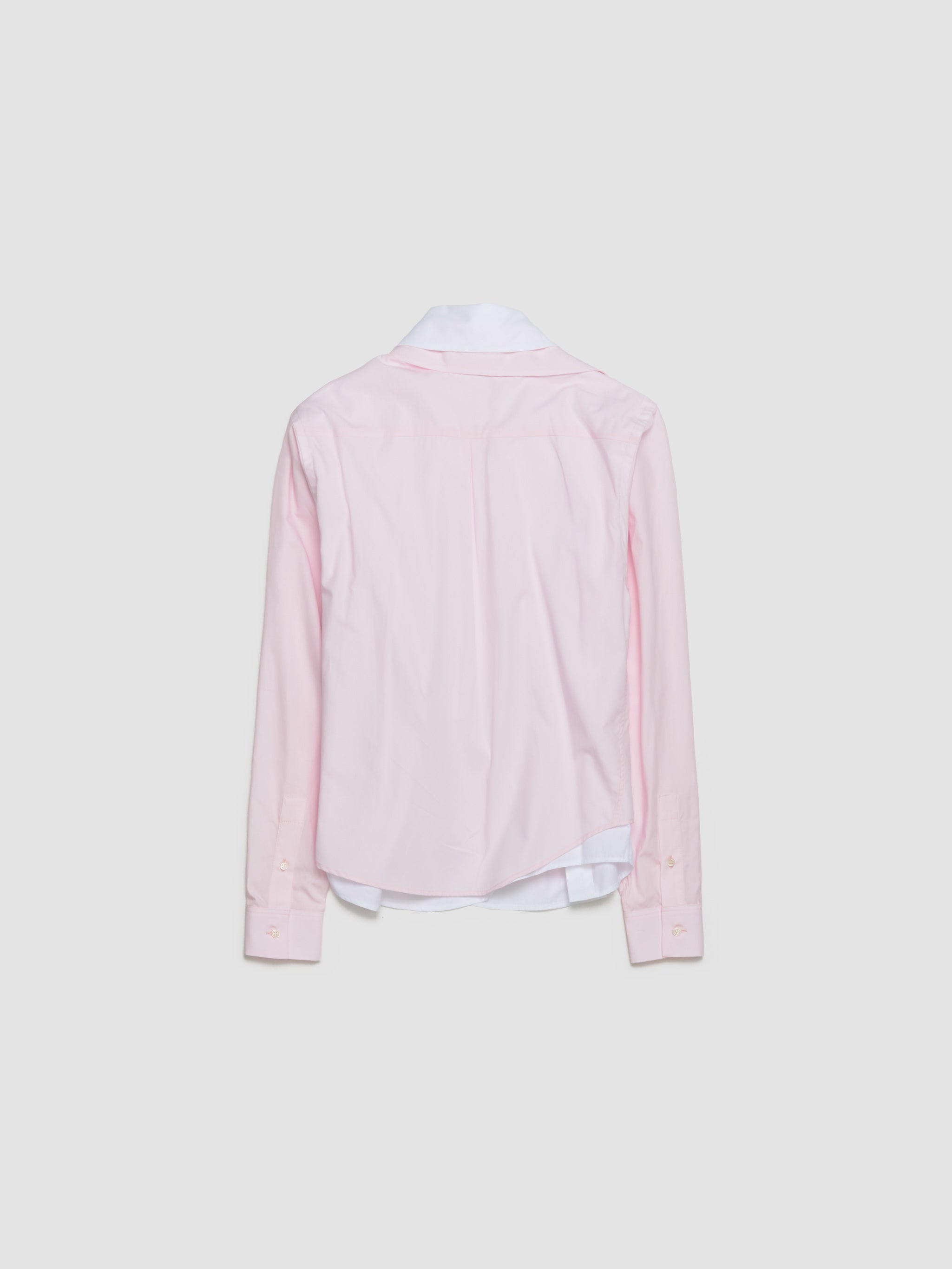 Double Shirt in Pink & White