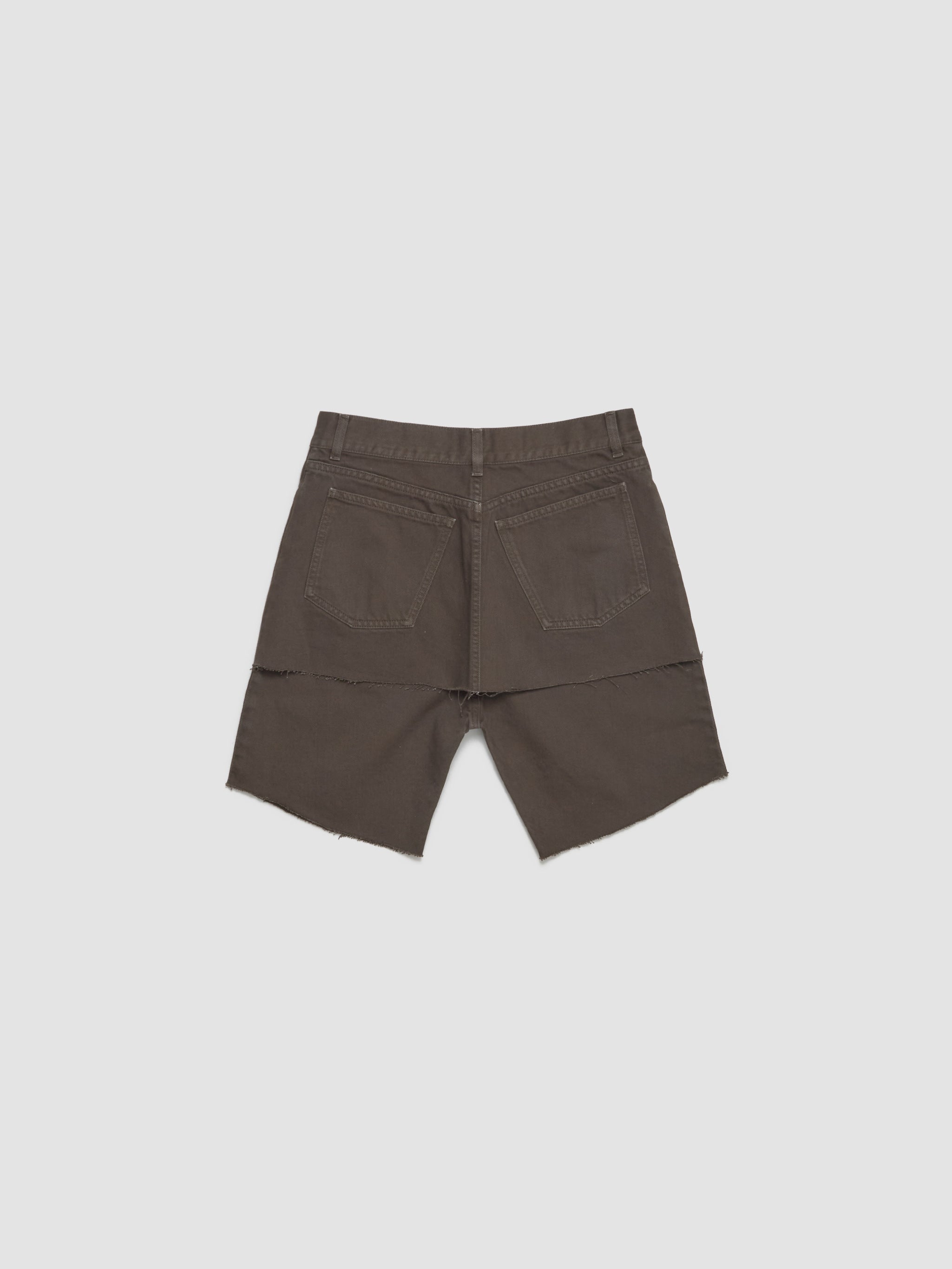 Display Denim Shorts in Brown