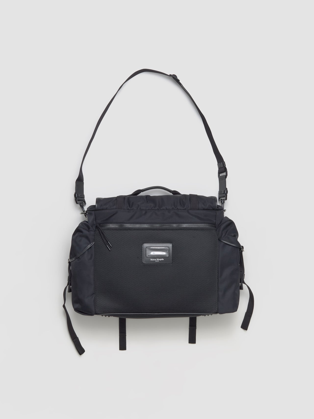 High-Tech Messenger Bag in Black