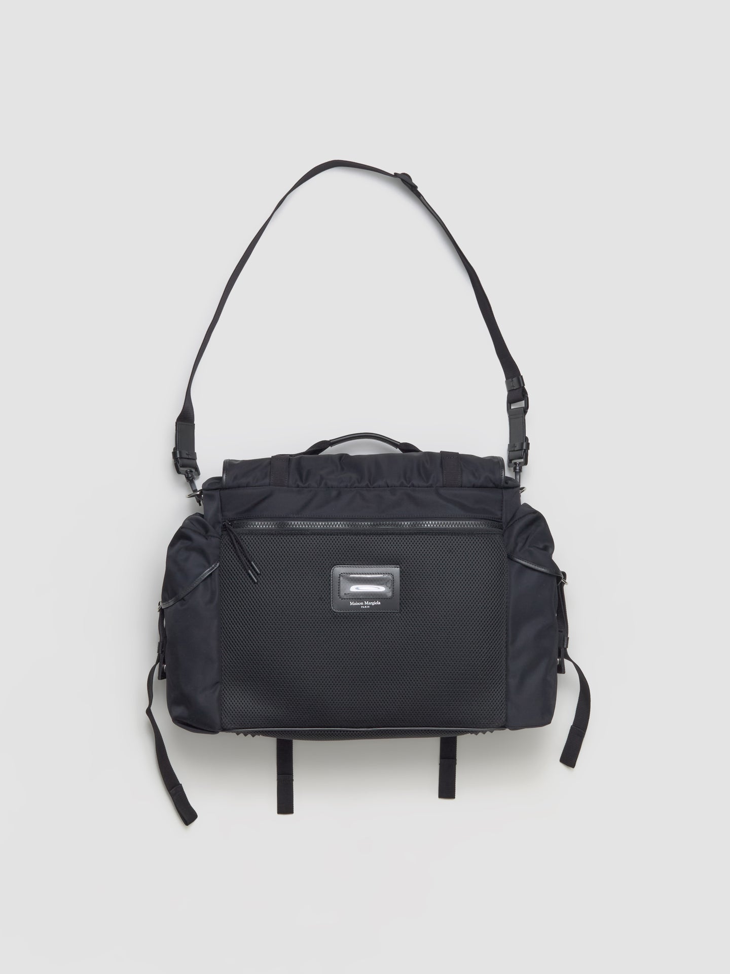 High-Tech Messenger Bag in Black