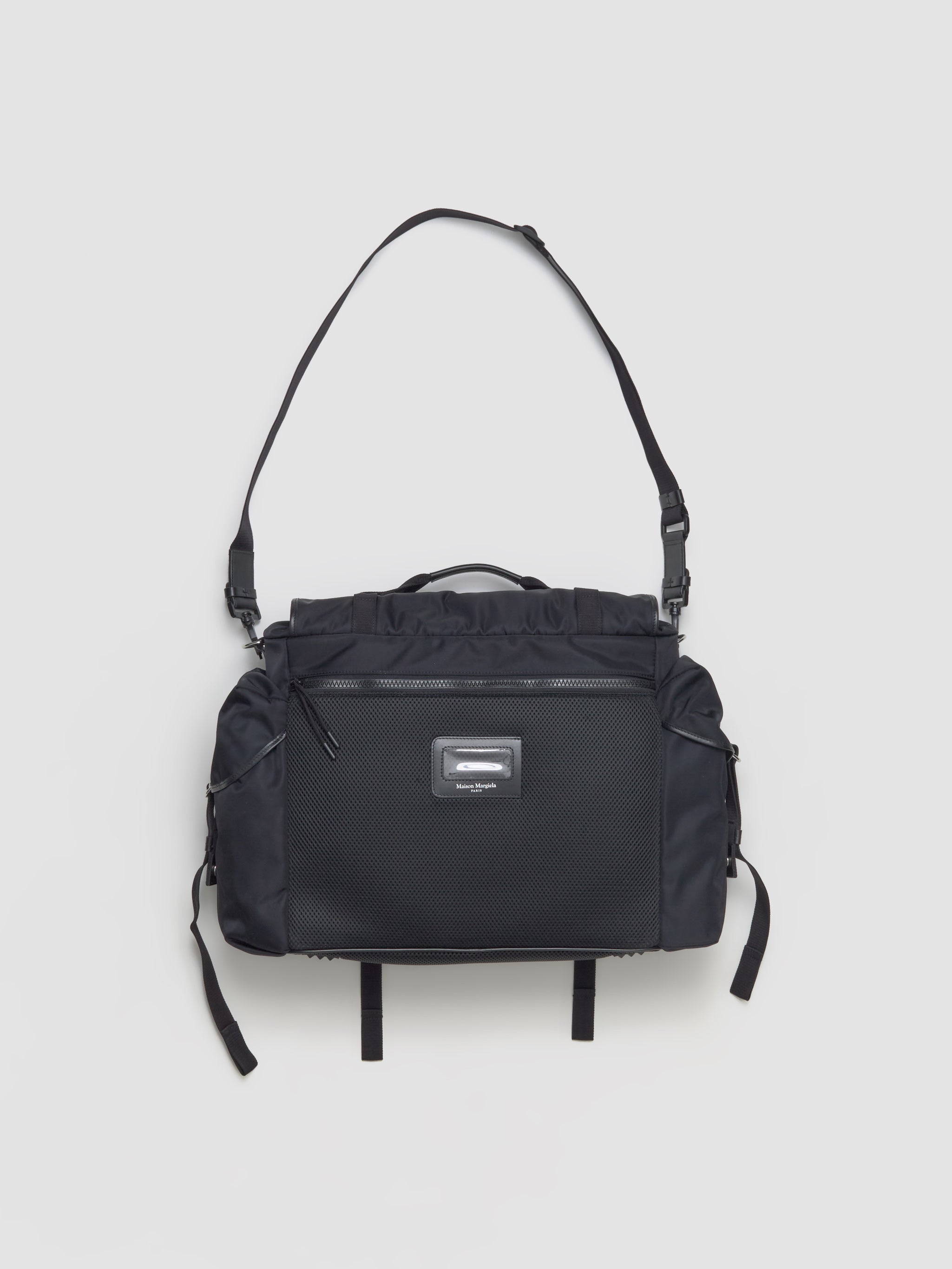 High-Tech Messenger Bag in Black