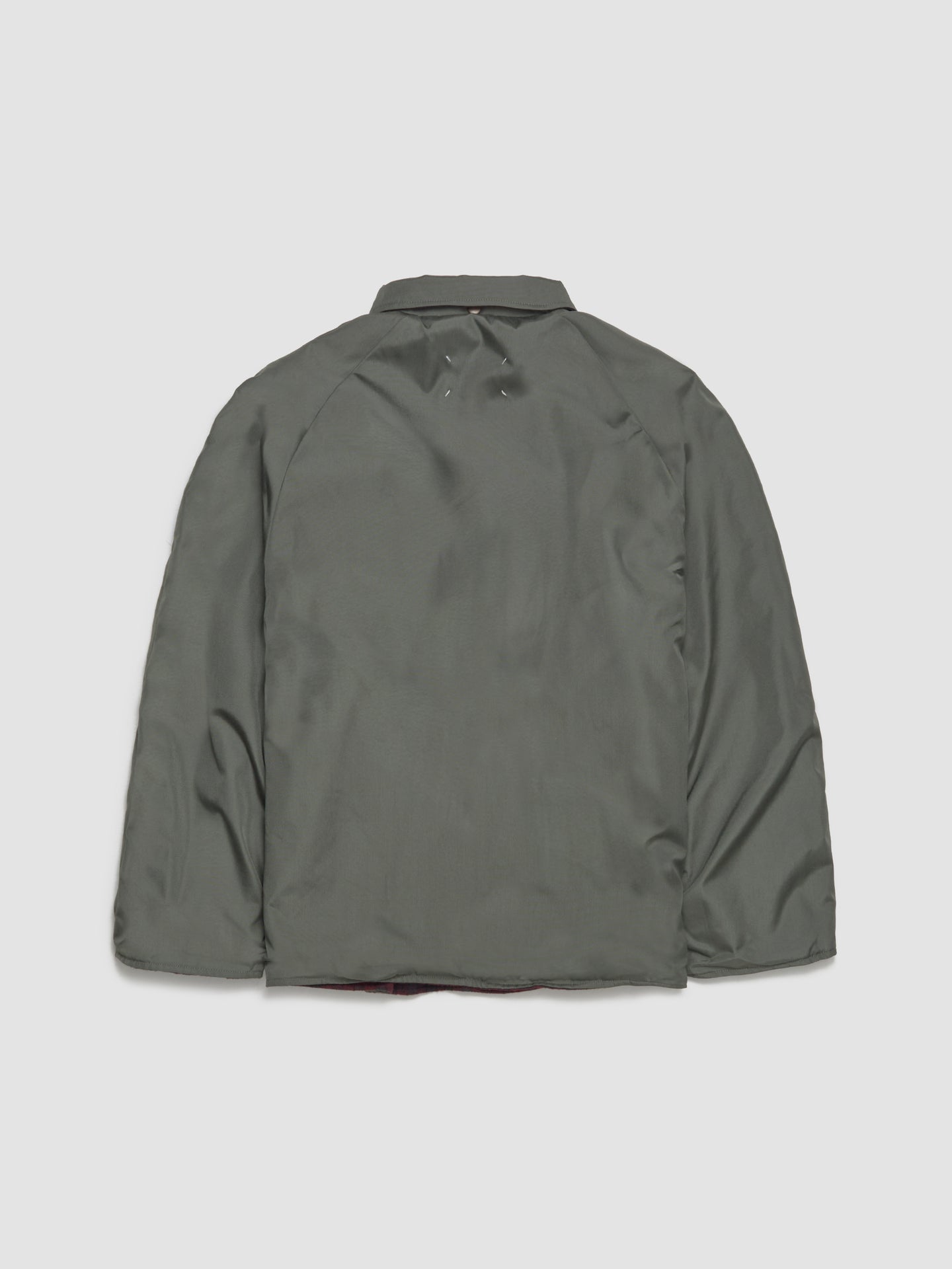 Sport Jacket in Military & Burgundy Check