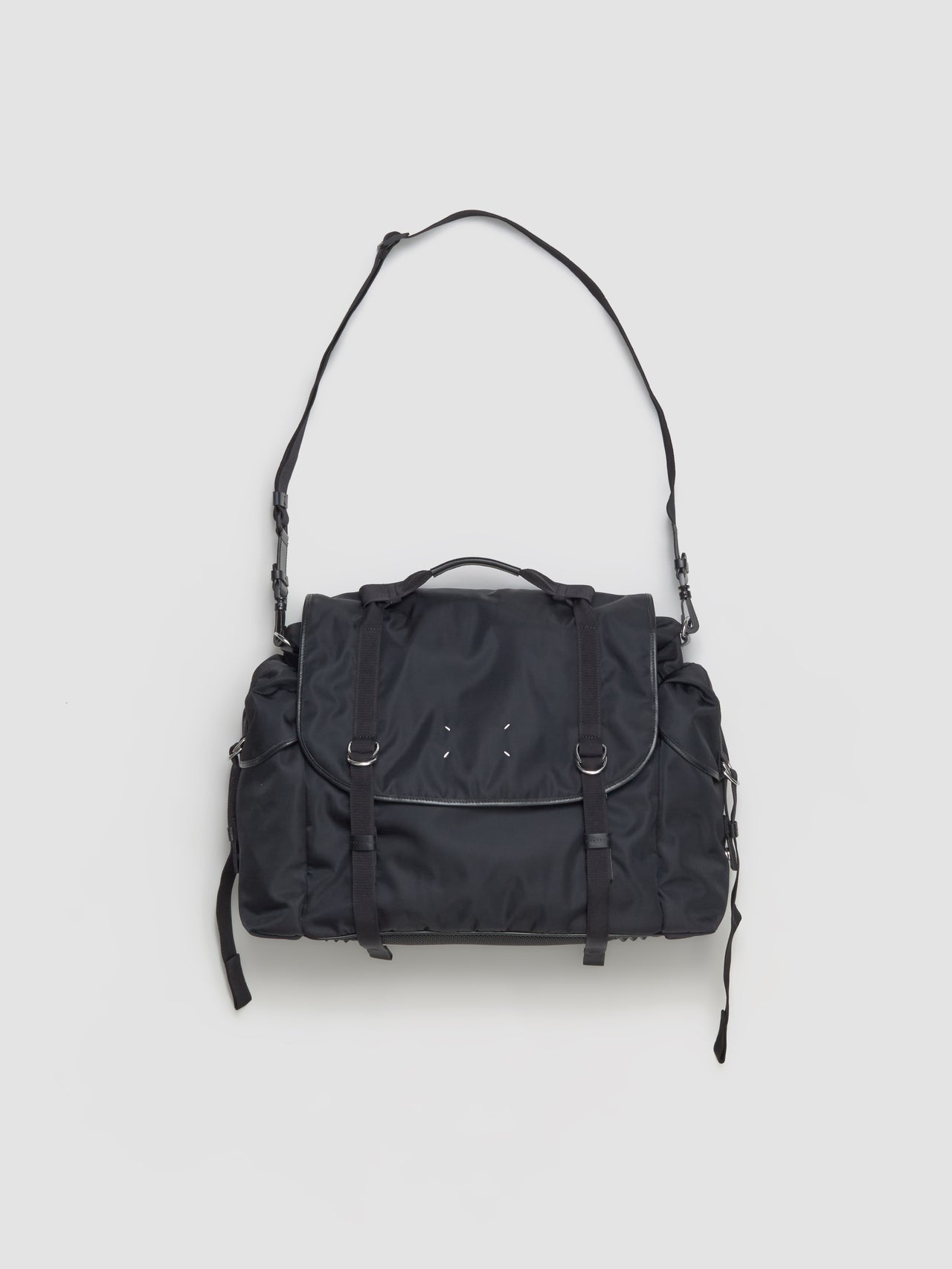 High-Tech Messenger Bag in Black