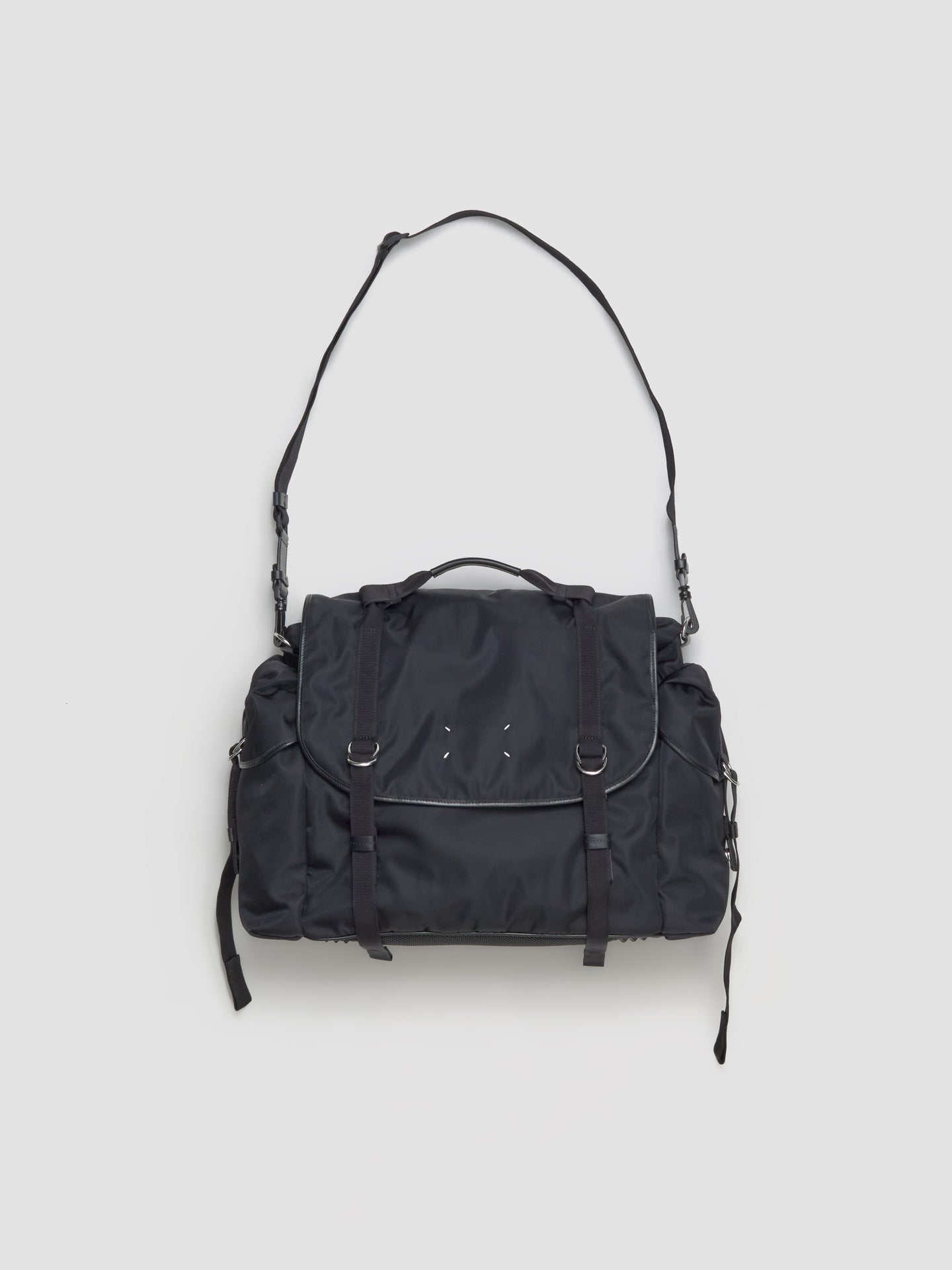 High-Tech Messenger Bag in Black