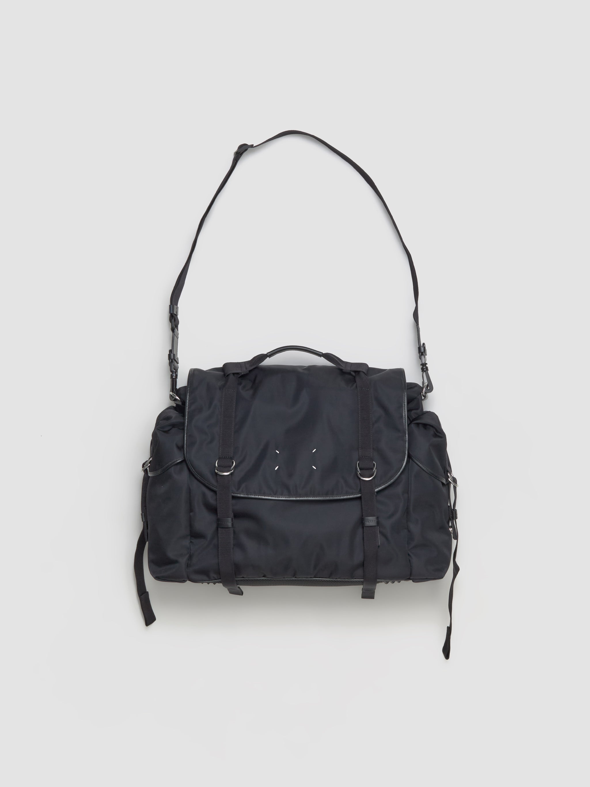 High-Tech Messenger Bag in Black