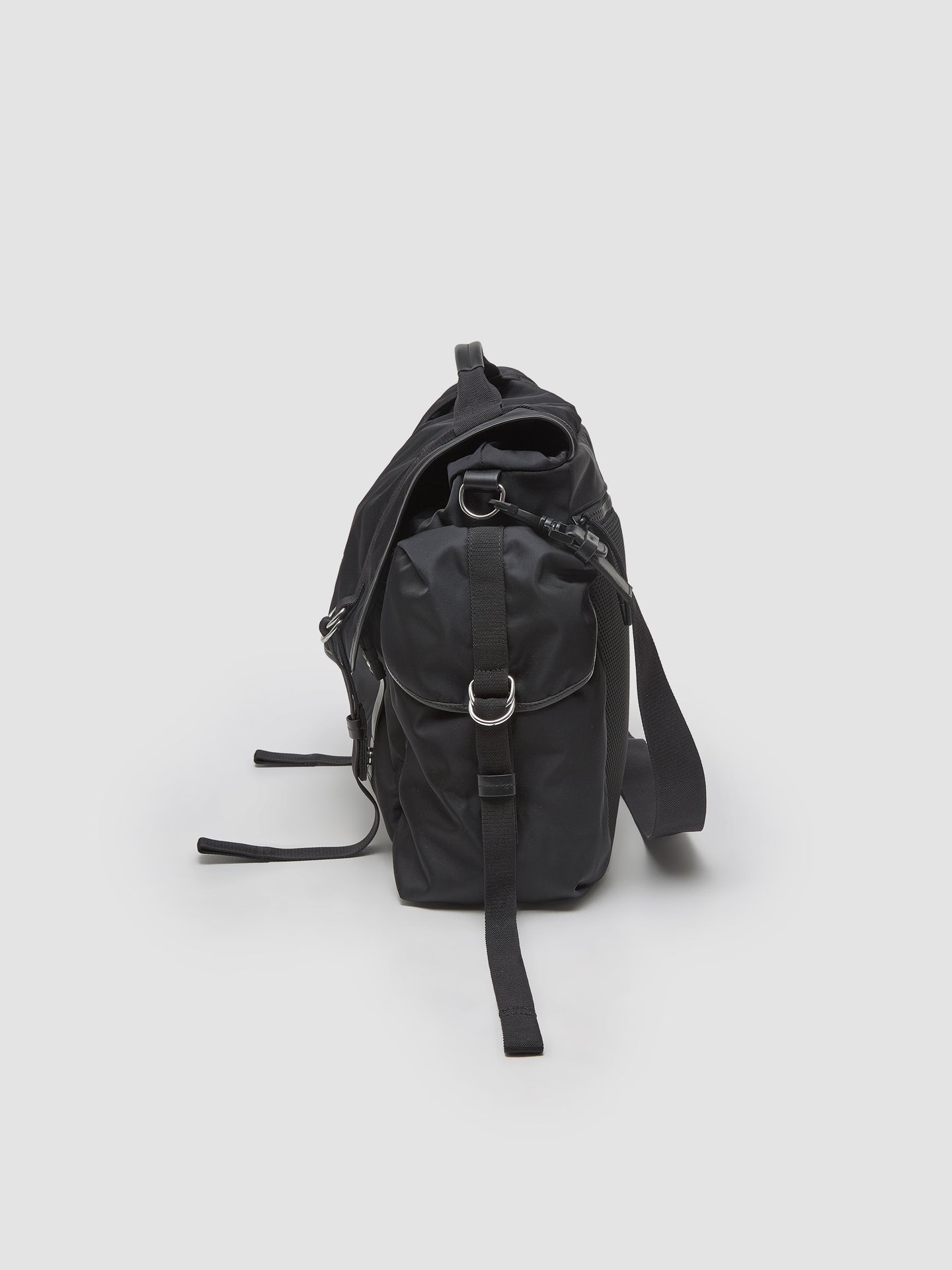 High-Tech Messenger Bag in Black