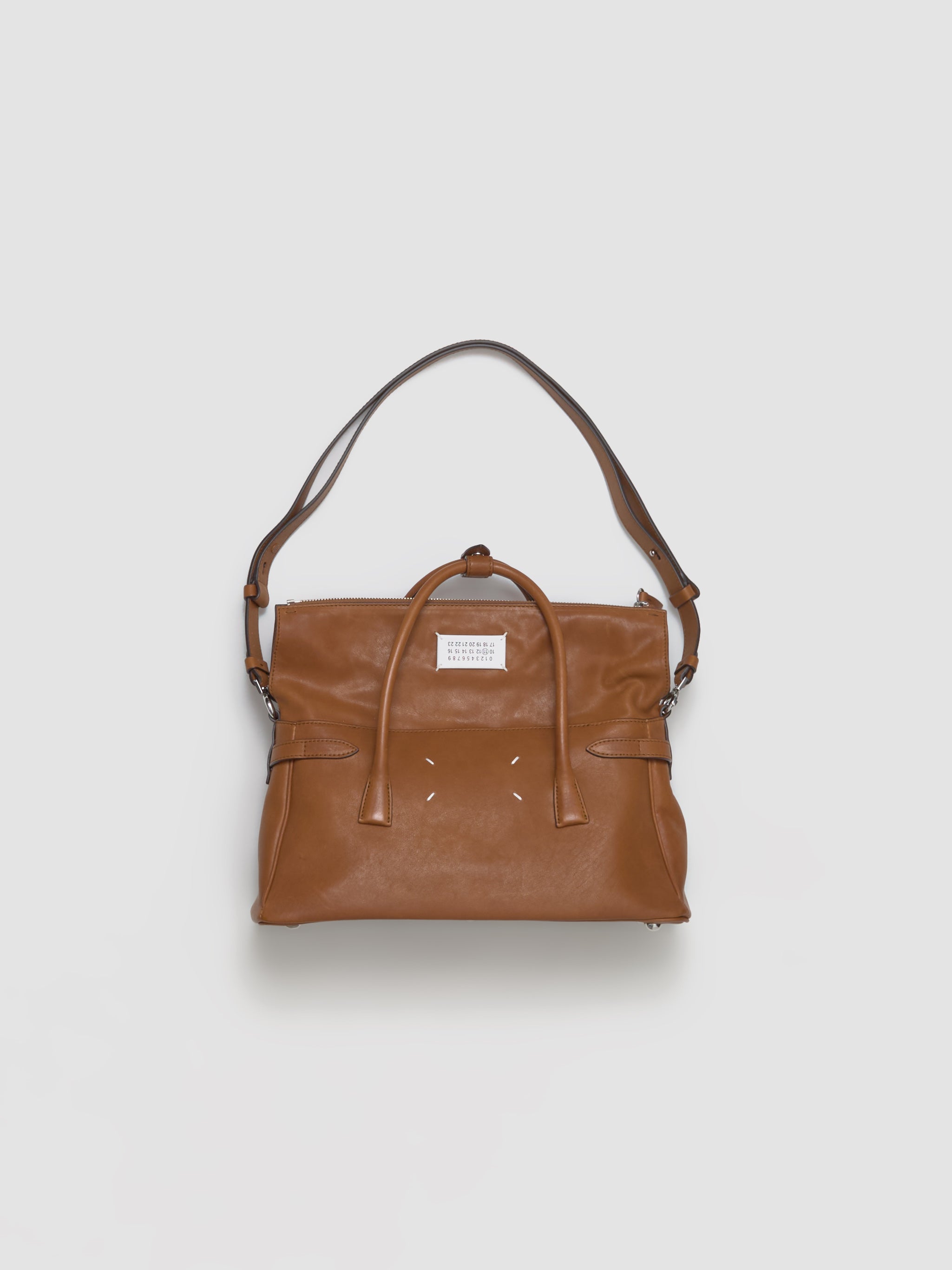 5AC Loved to Death Medium Bag in Cognac