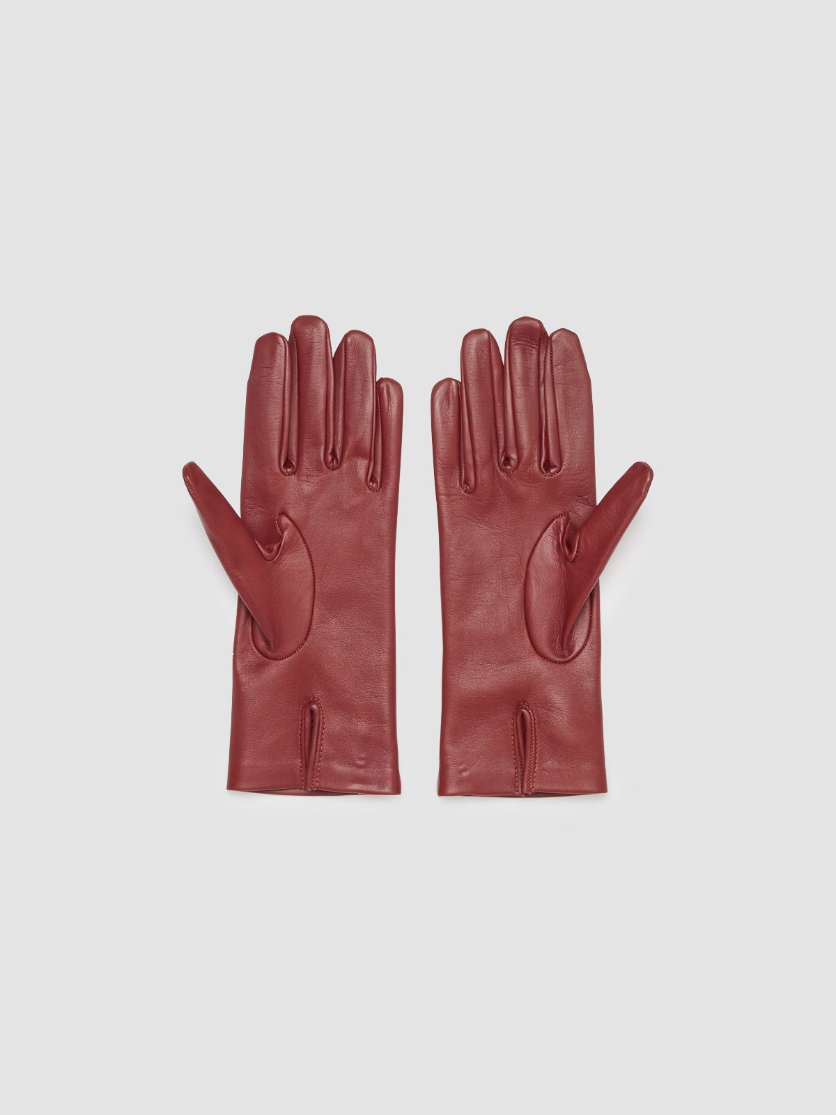 Leather Gloves in Brick