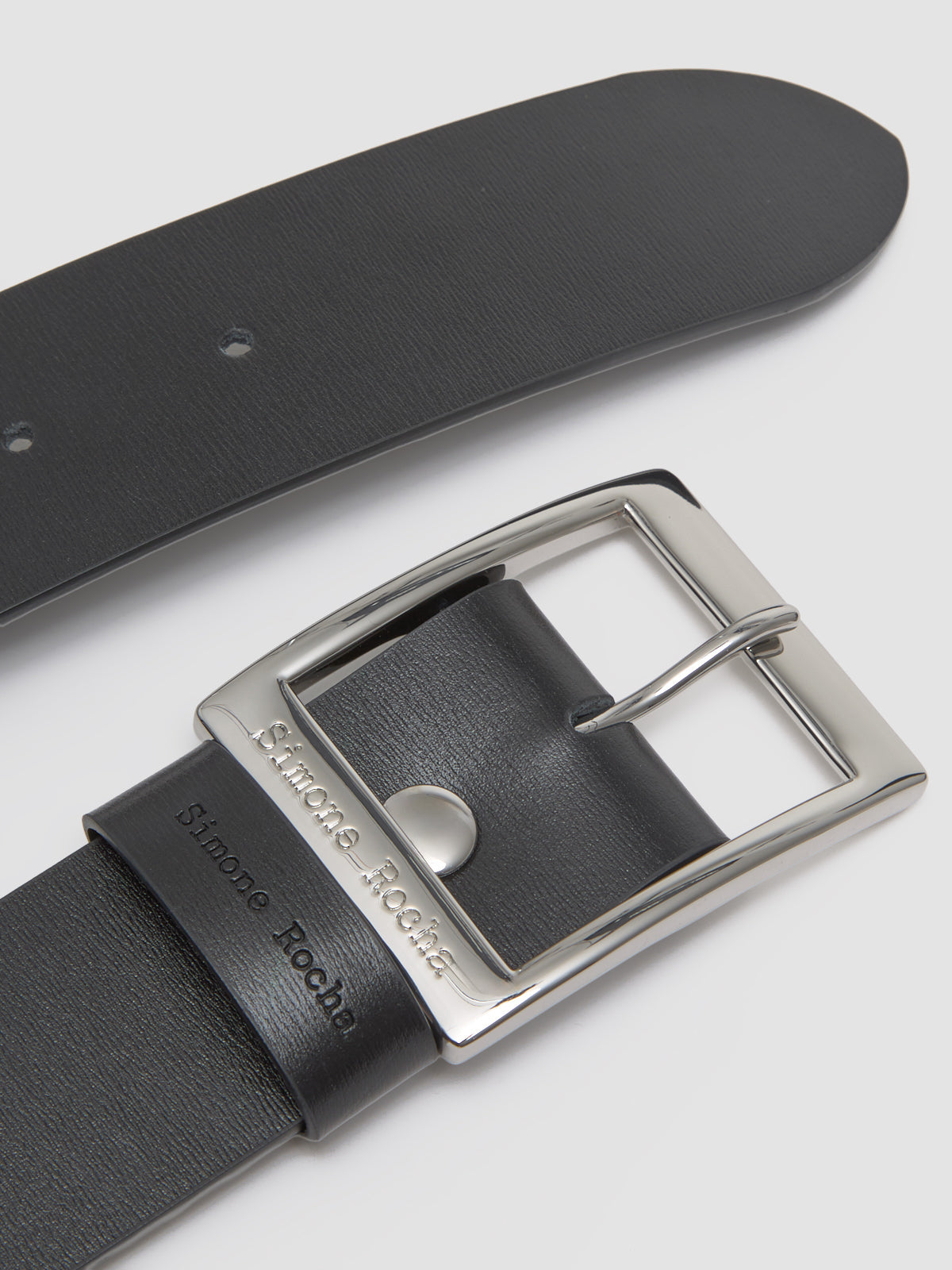 Leather Belt in Black