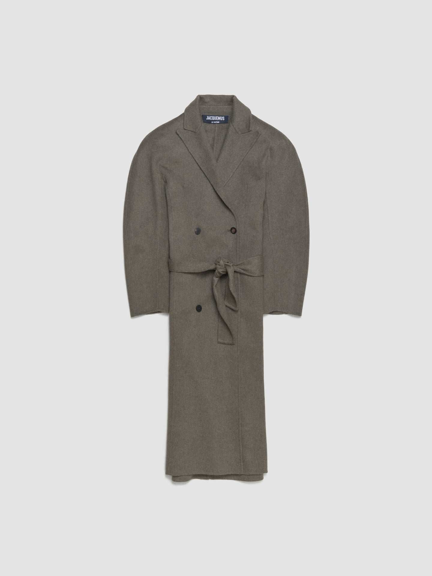 Le Manteau D'Homme Curvio in Dark Grey