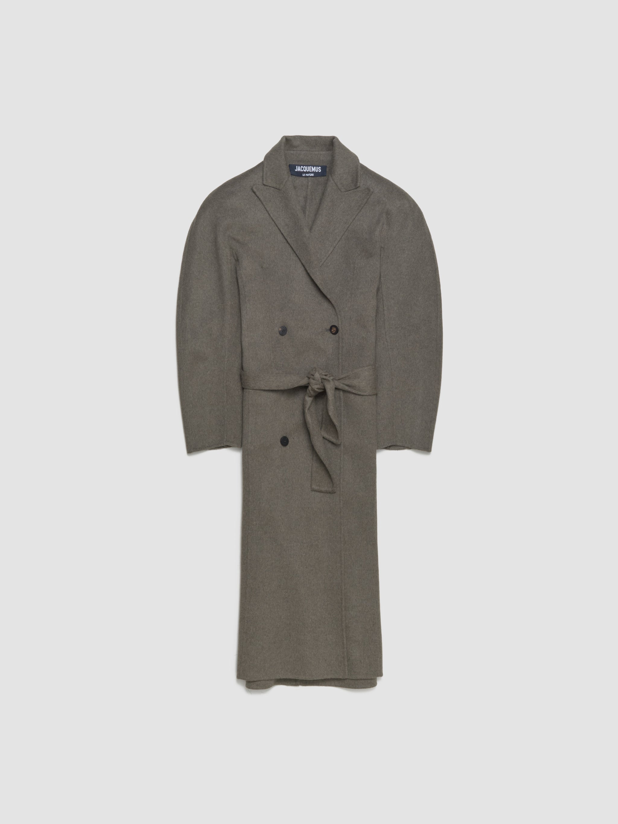 Le Manteau D'Homme Curvio in Dark Grey