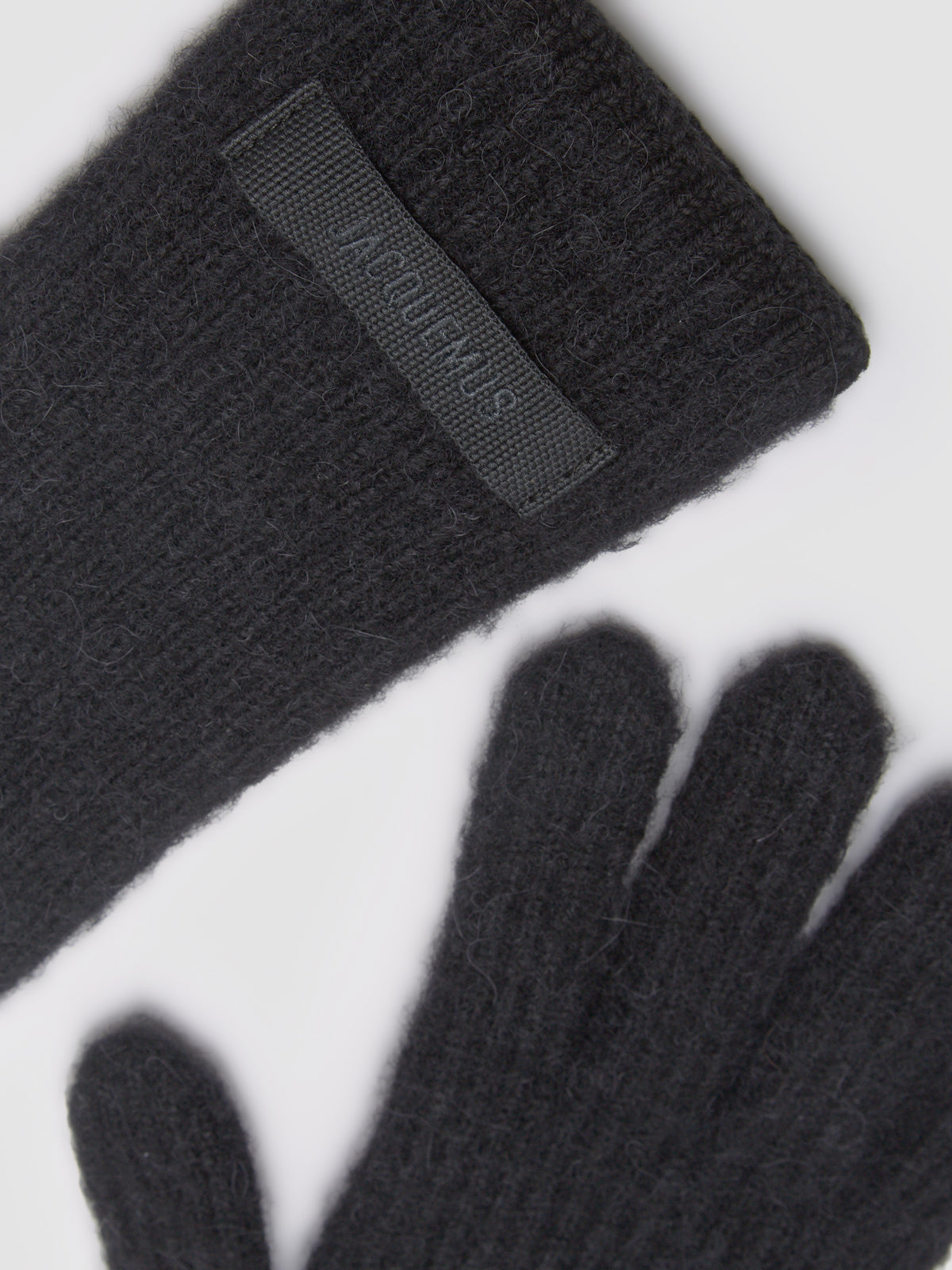 Les Gants Gros Grain in Black