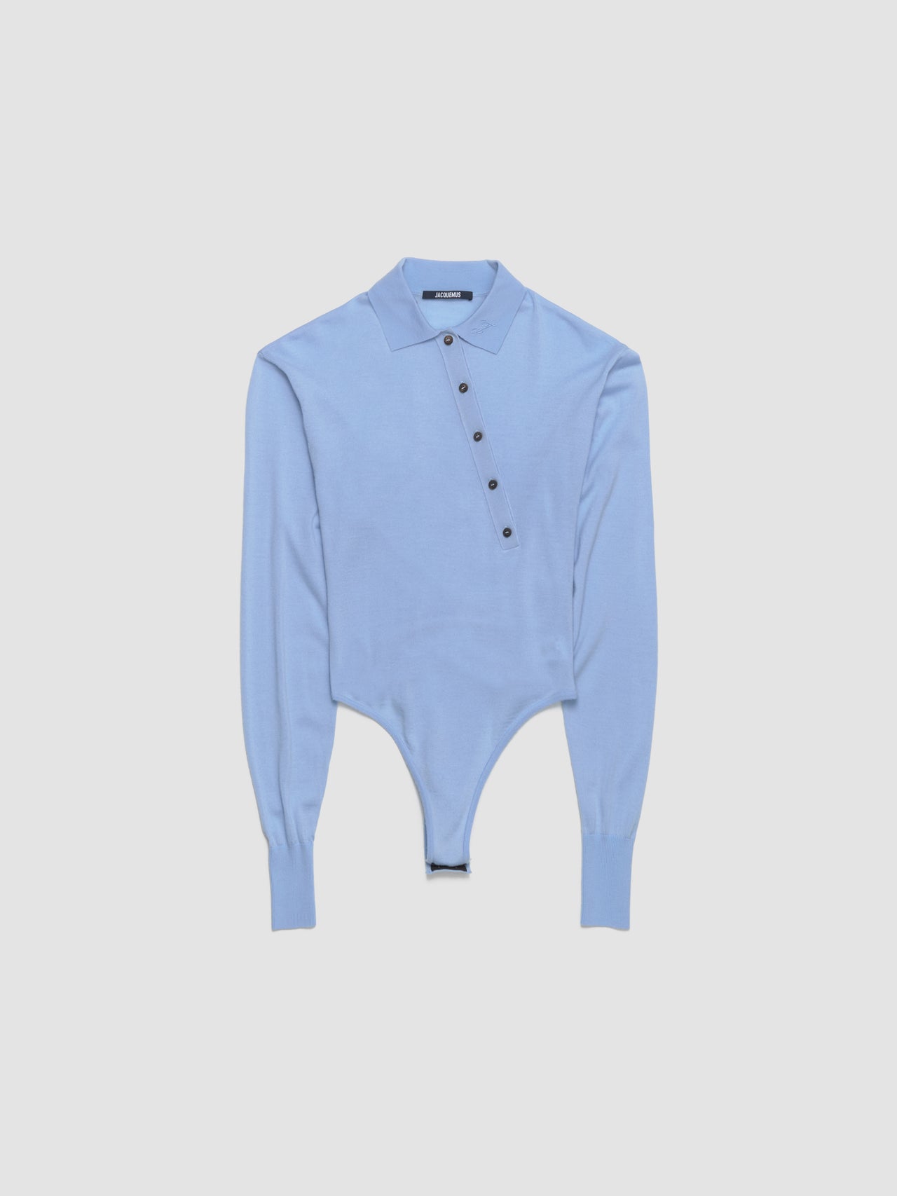 Le Body Tordu Merino in Blue
