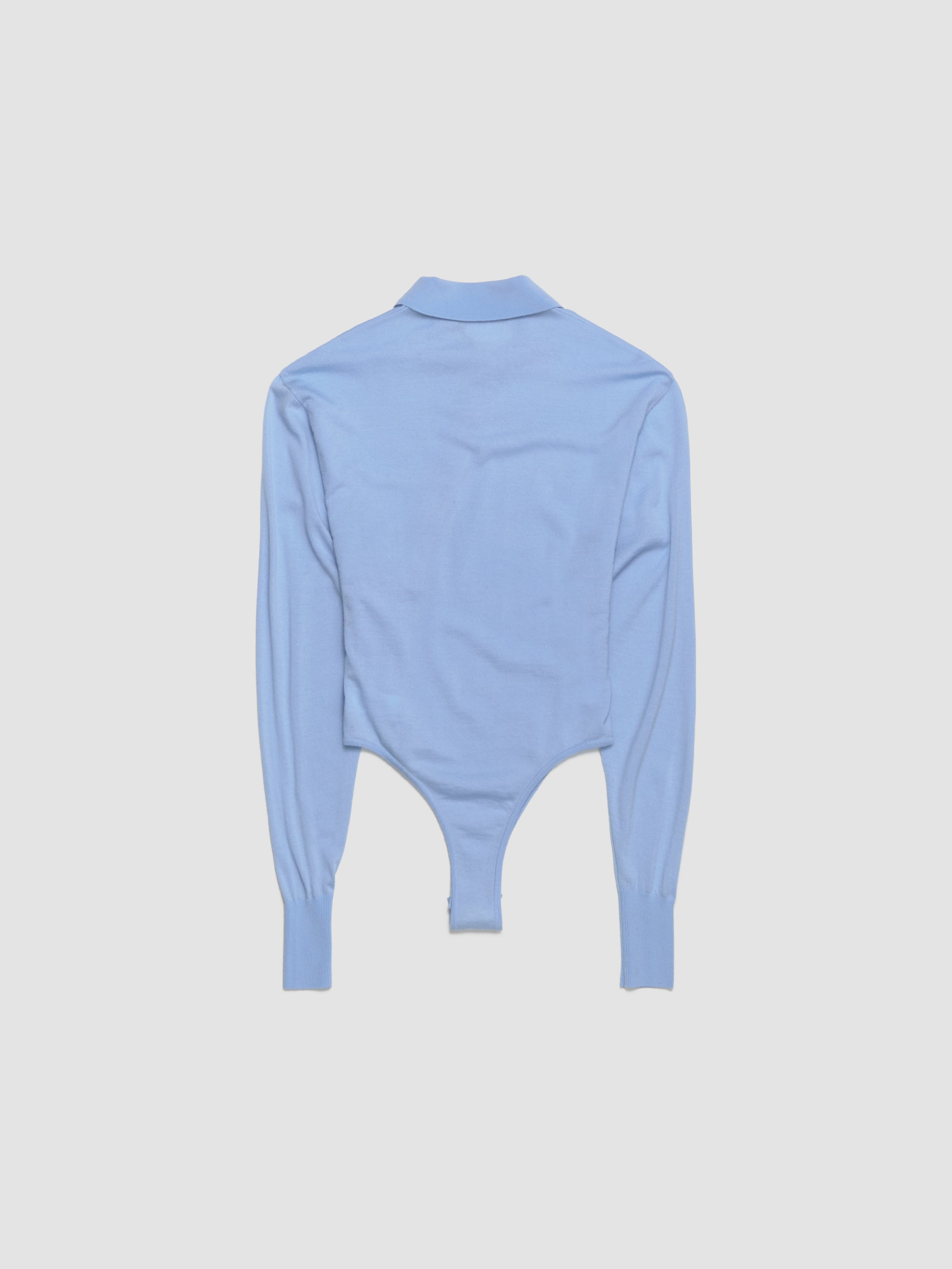 Le Body Tordu Merino in Blue