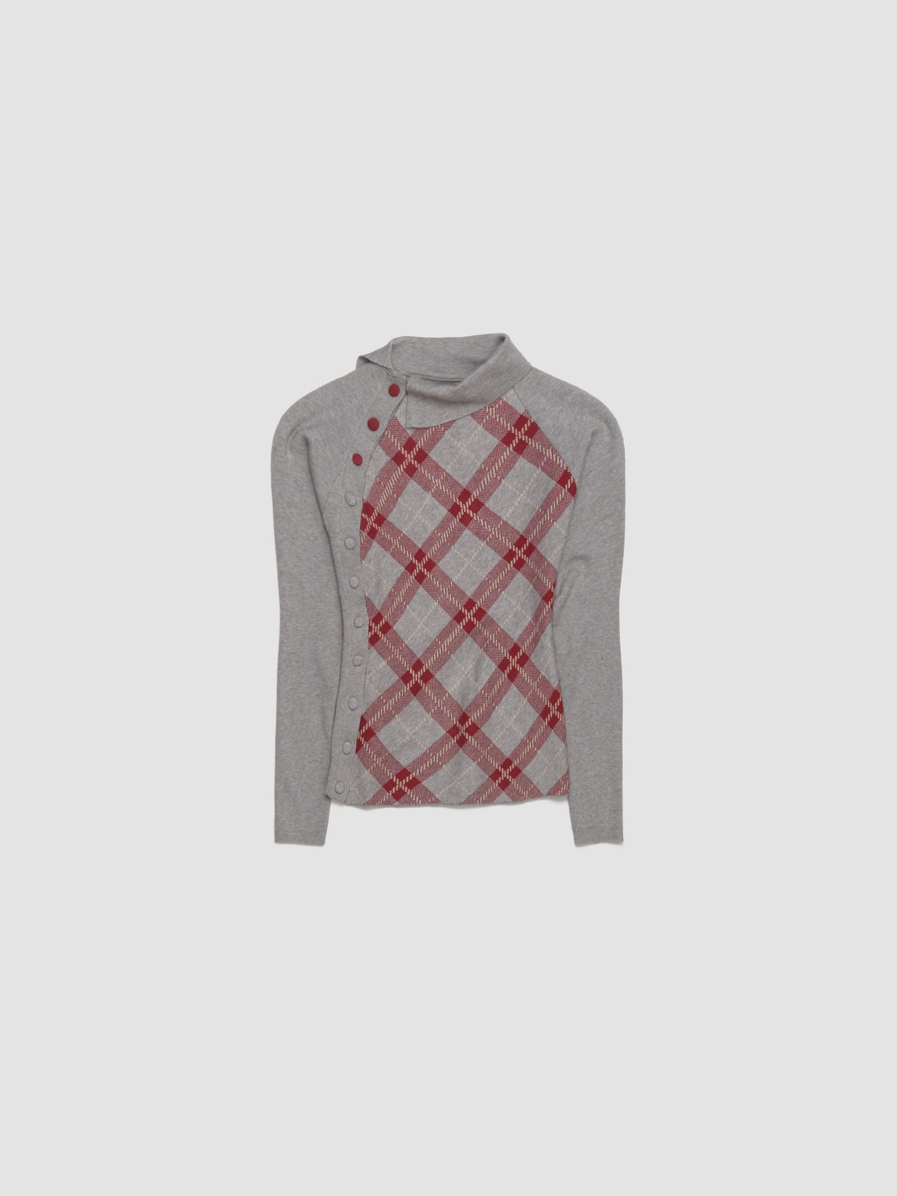 Tartan Asymmetric Top in Red-Grey