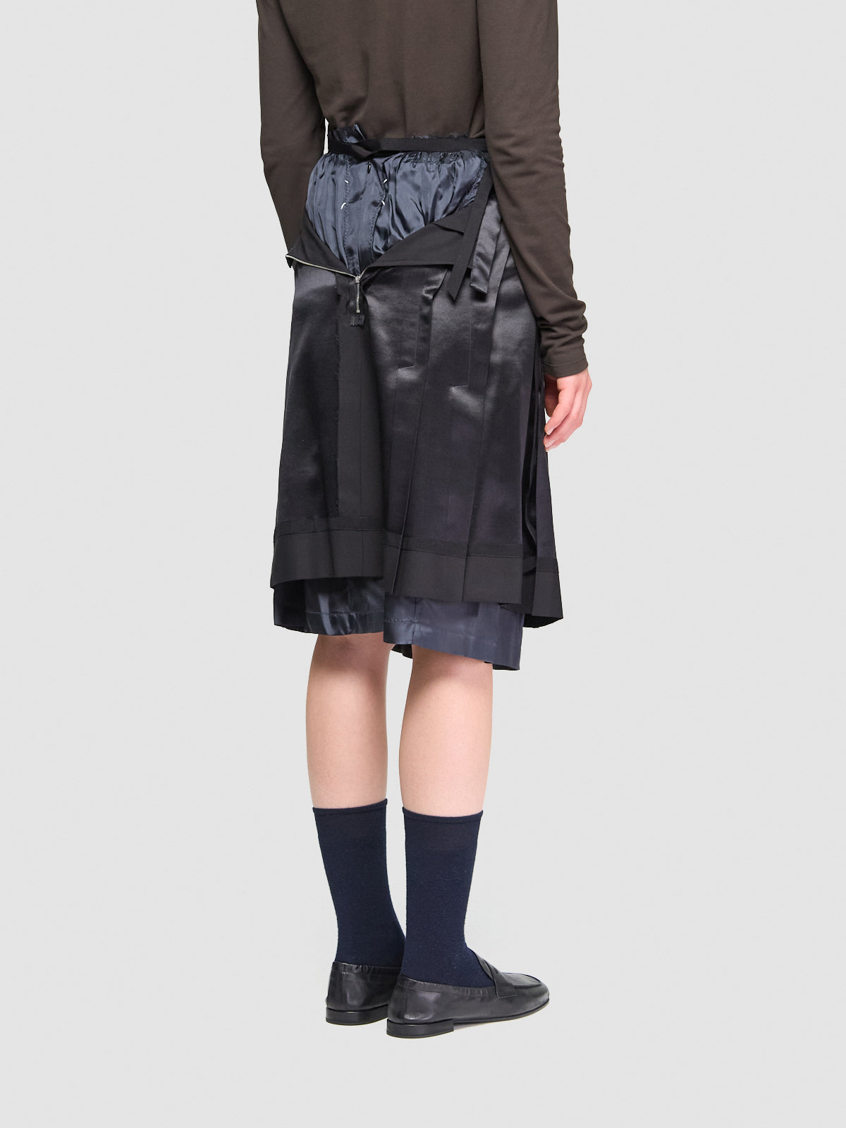 Midi Skirt in Black