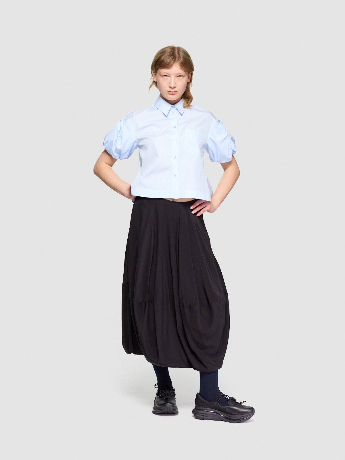 Balloon Skirt in Black