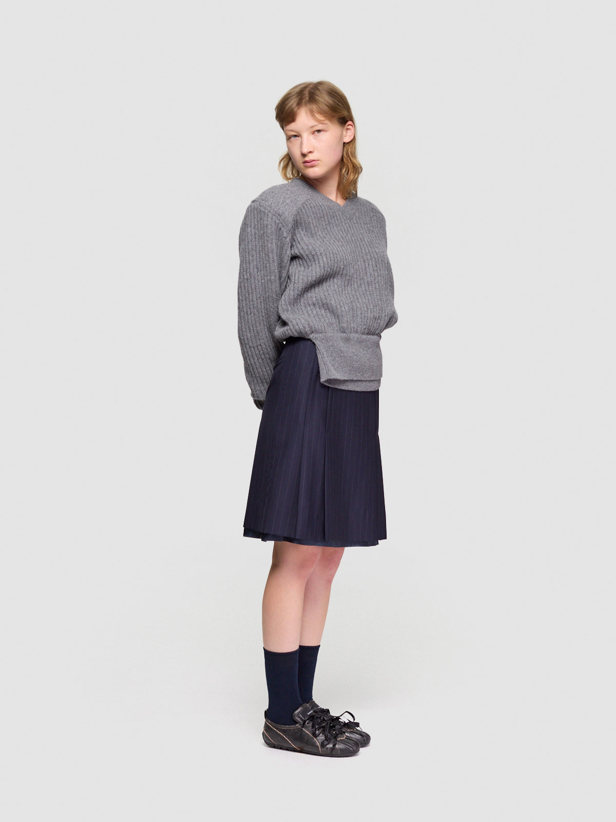 Display Army Sweater in Grey