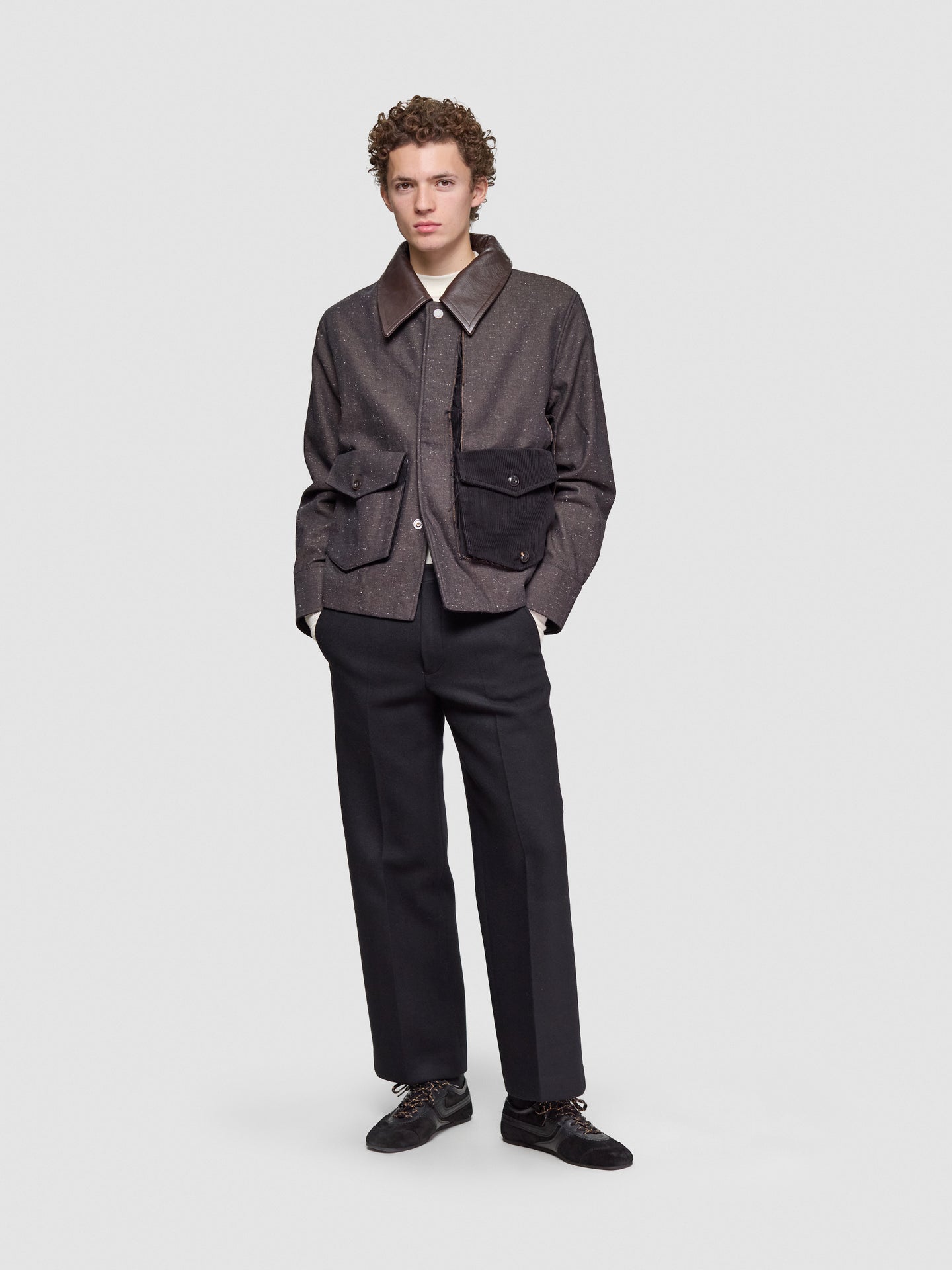 Peeled Off Jacket in Brown