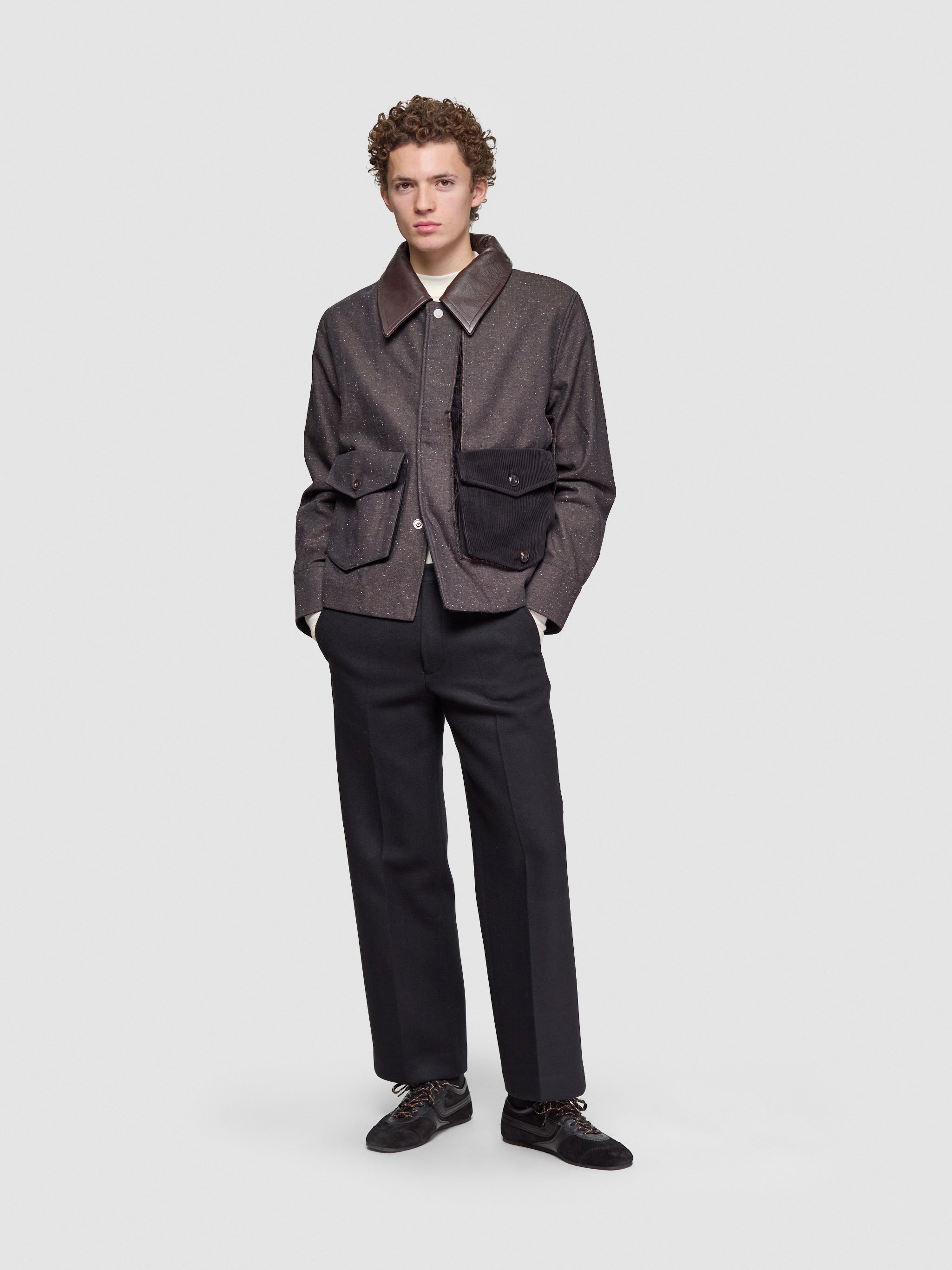 Peeled Off Jacket in Brown