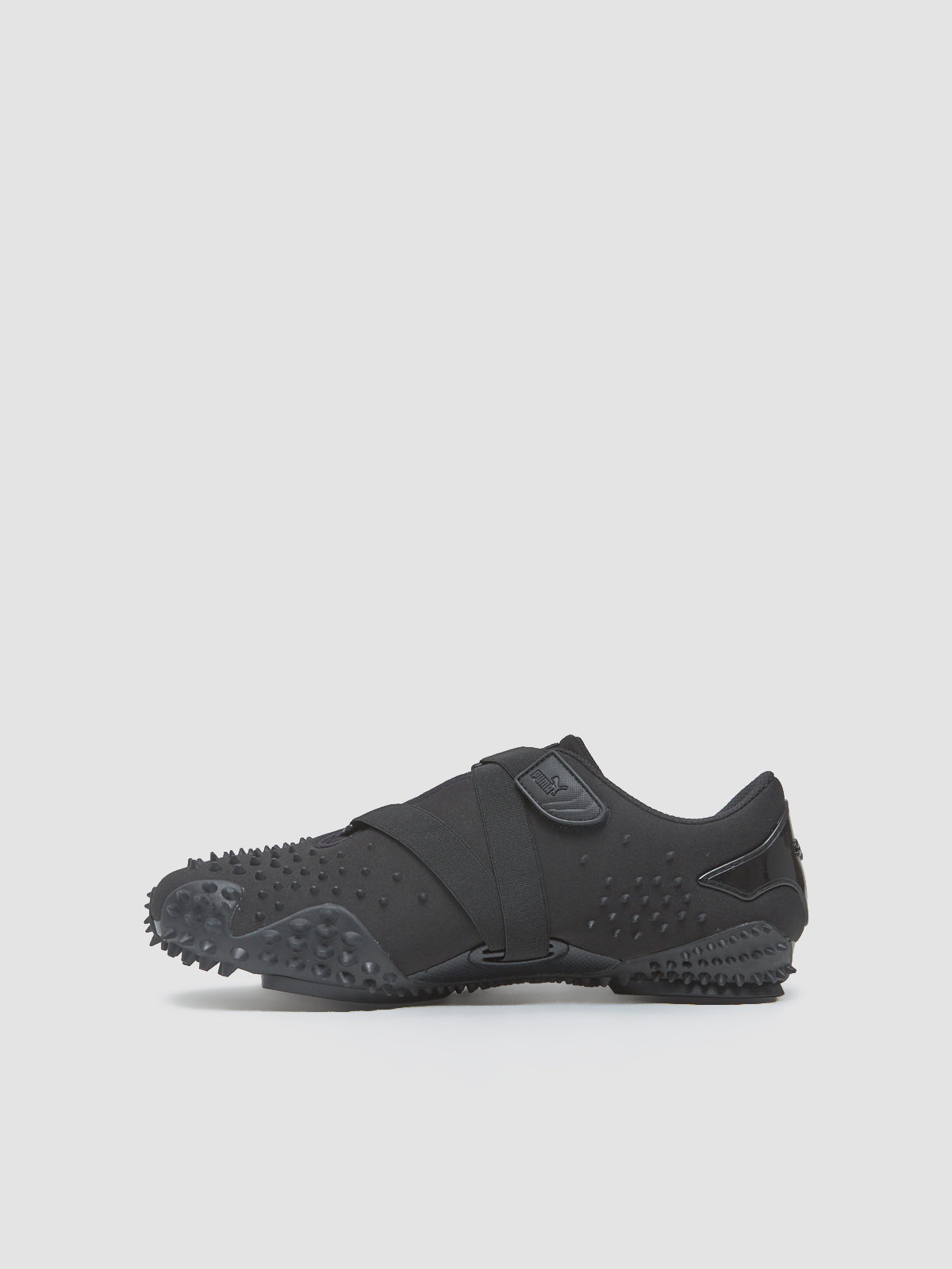Mostro Spikes Sneaker in Black & Silver