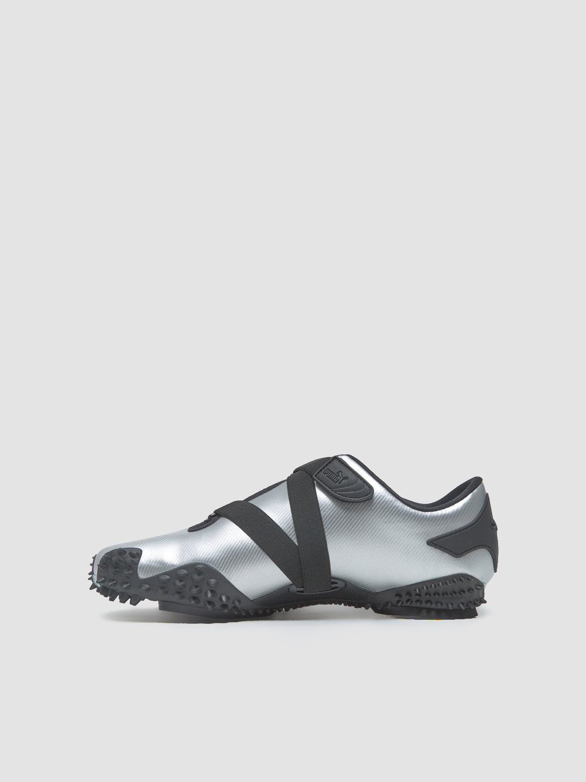 Mostro Metal Sneaker in Silver & Black