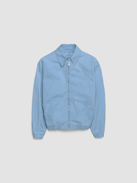 Prada - Old Gabardine Jacket in Astro Blue - 292318_1716_F0M10