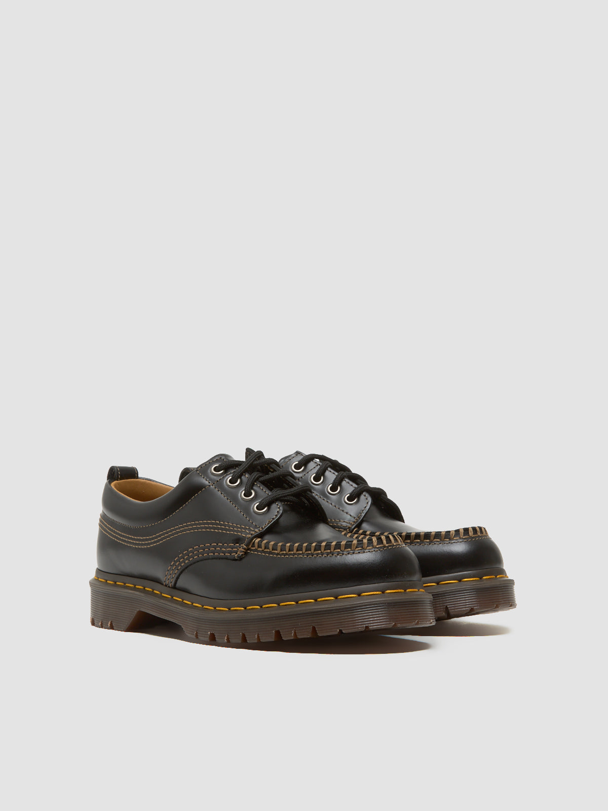 Lowell Shoes in Black Analine