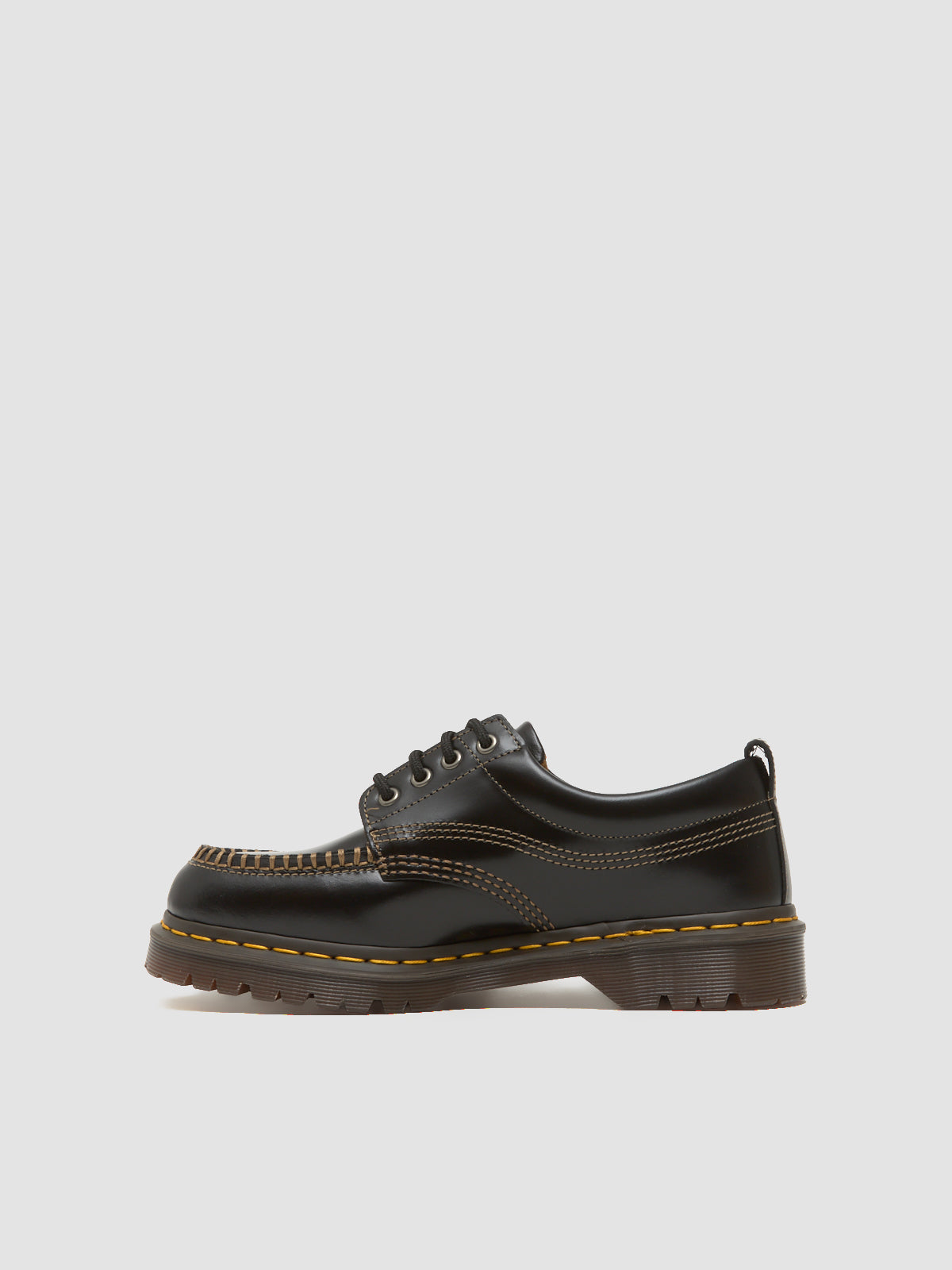 Lowell Shoes in Black Analine