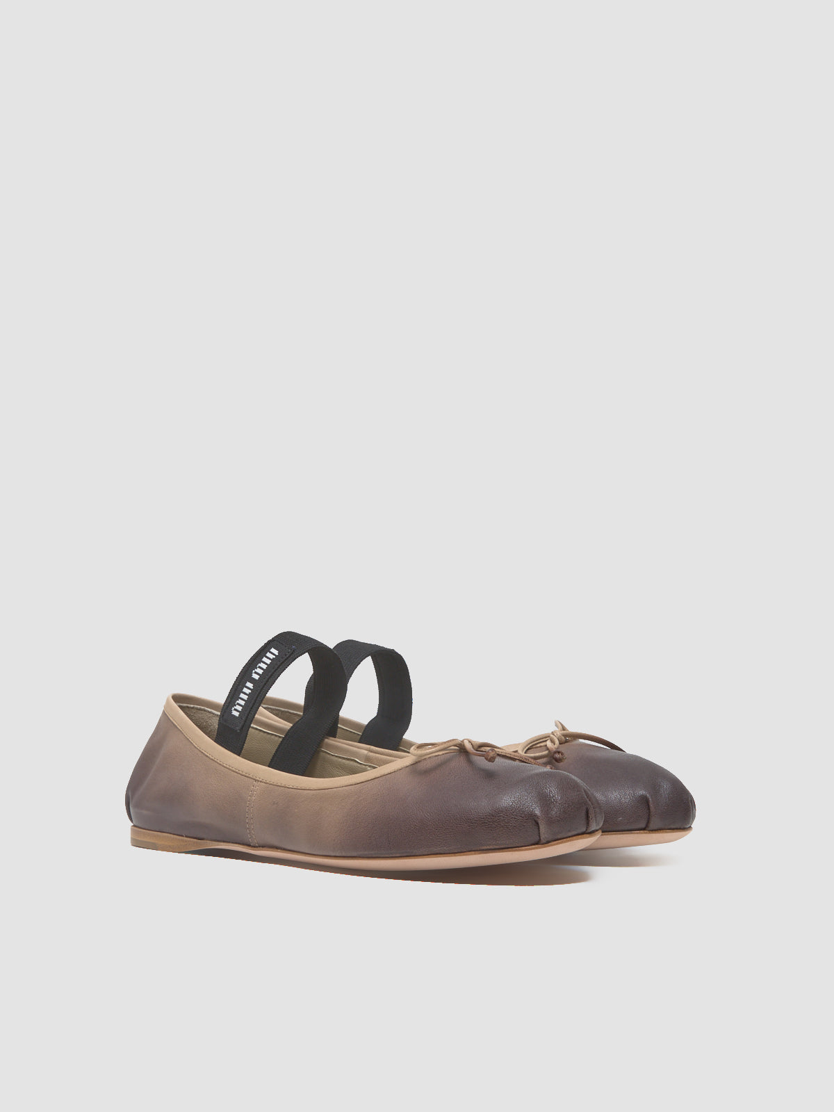 Leather Ballerinas in Sand