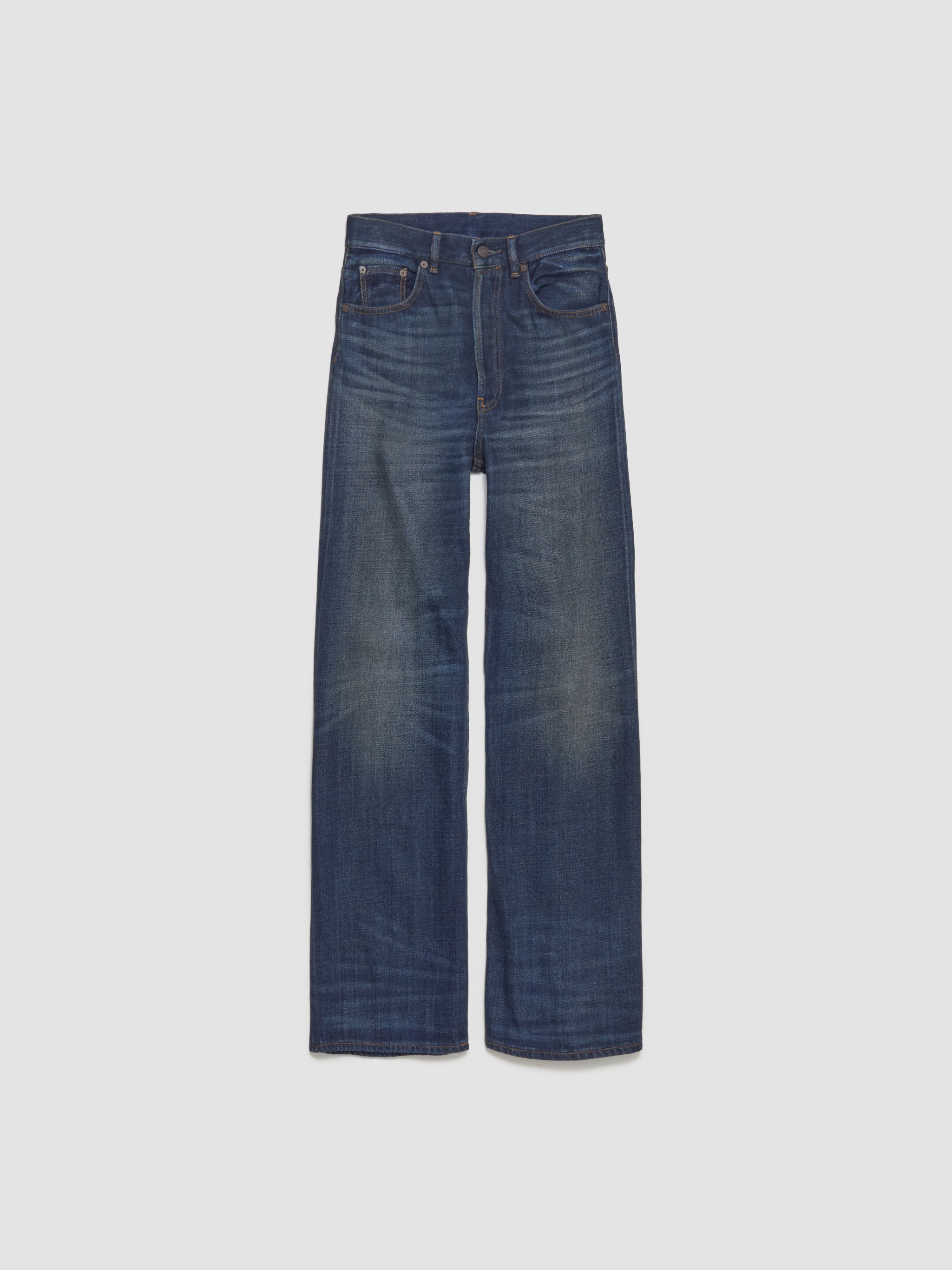 5-pocket Denim Jeans 2021M Yoyogi in Dark Blue