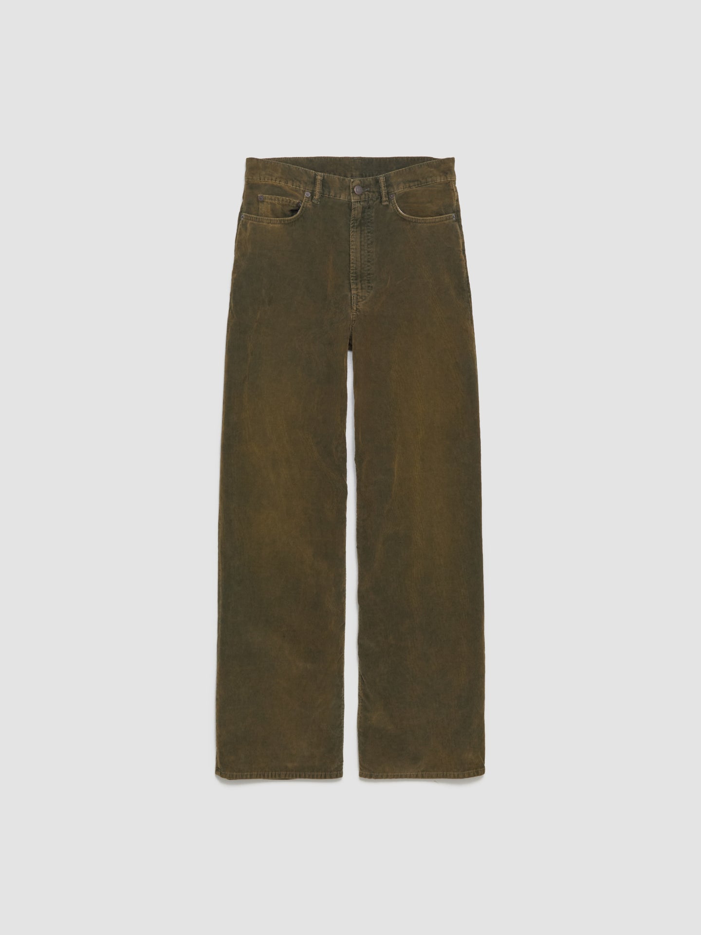 Denim Jeans in Olive Green