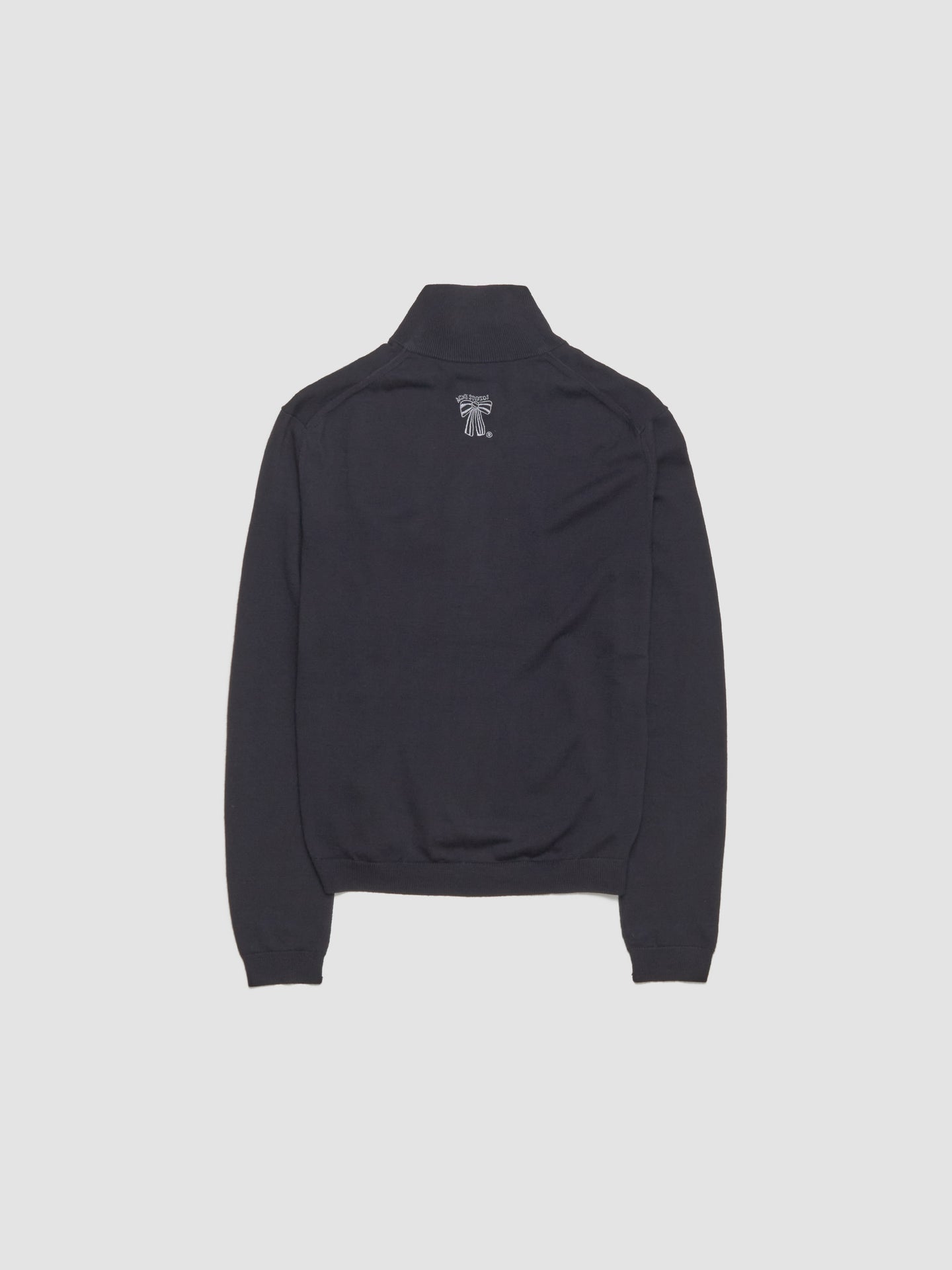 Zip-Up Cardigan in Black