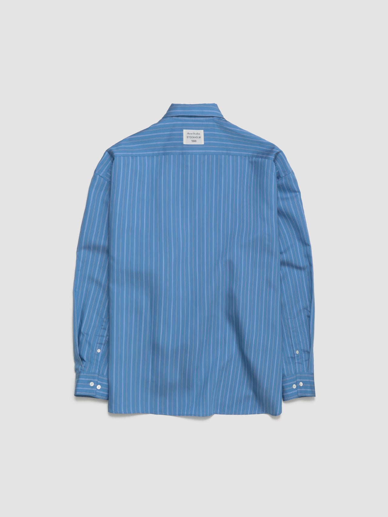 Button-Up Striped Shirt in Blue Multi