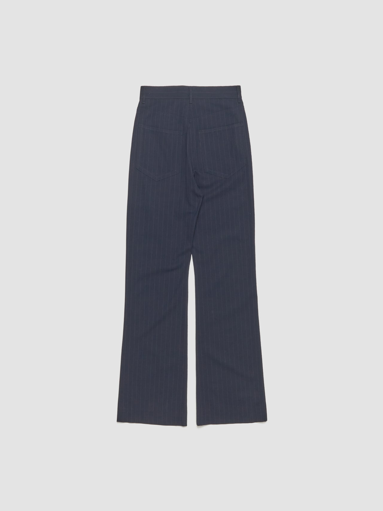 Pinstripe Trousers in Navy
