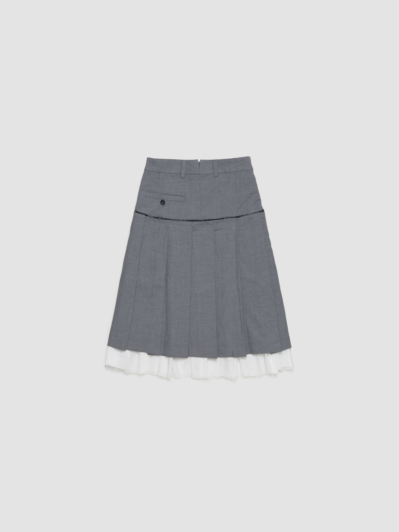 Pleated Skirt in Grey