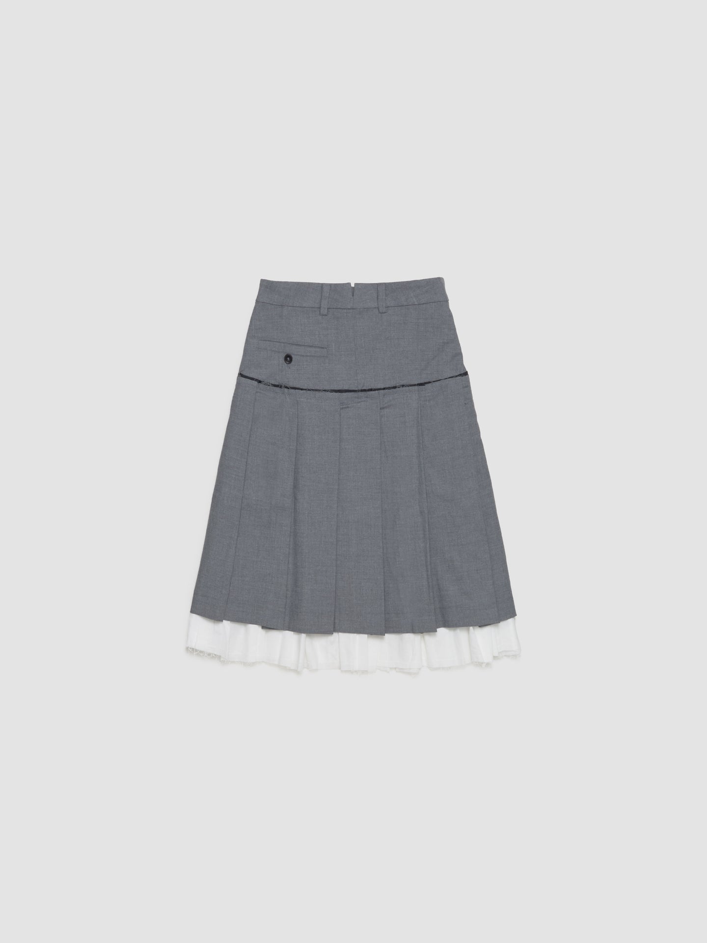 Pleated Skirt in Grey