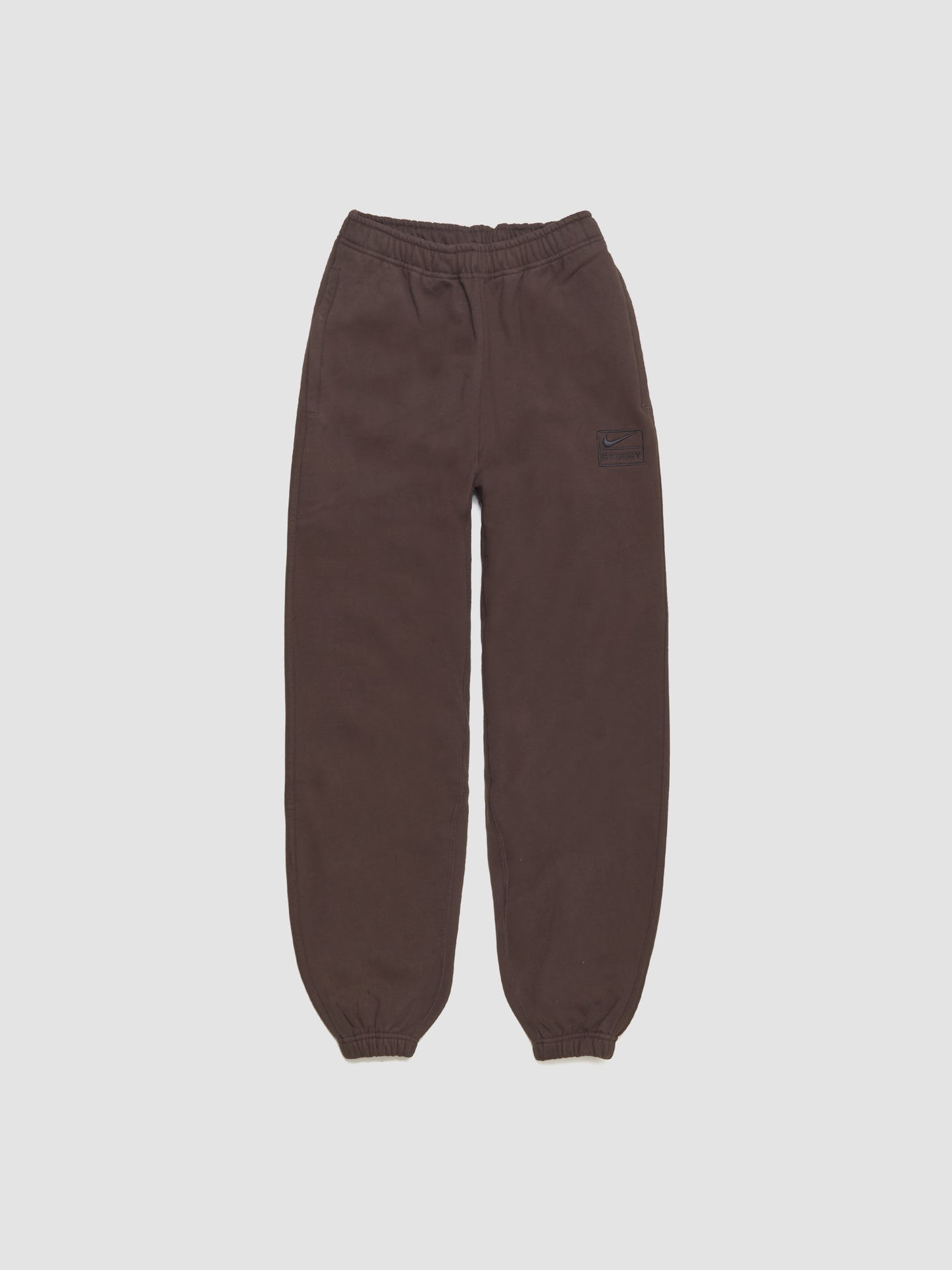 x Stüssy Washed Fleece Pants in Dark Cinder