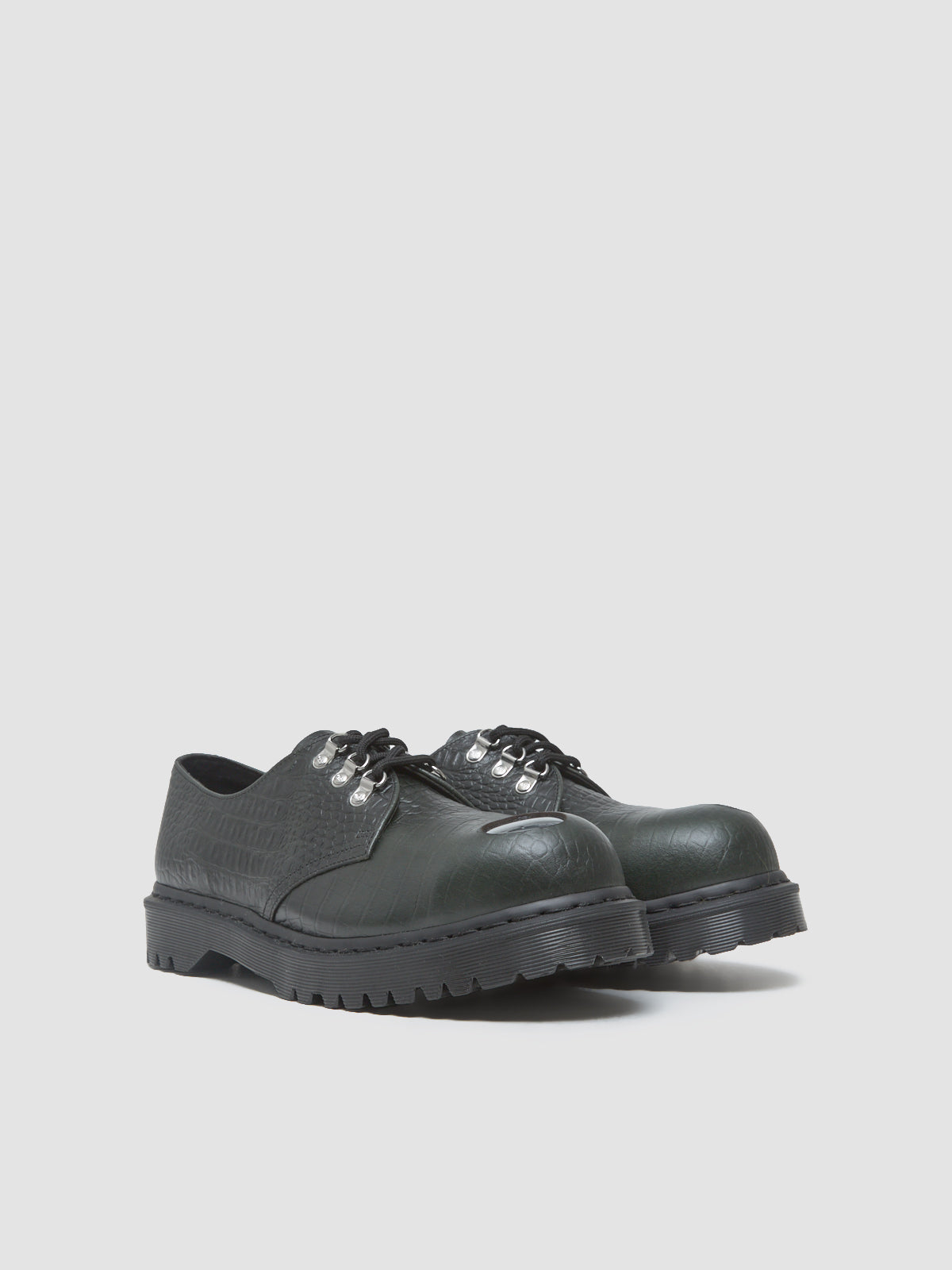 1461 Steel Toe Boot in Forest Green