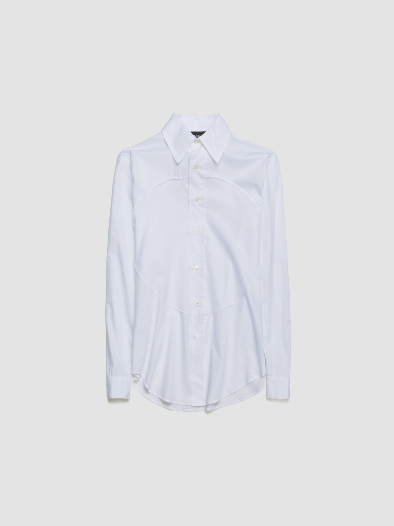 Pin-Tuck Lung Shirt in White